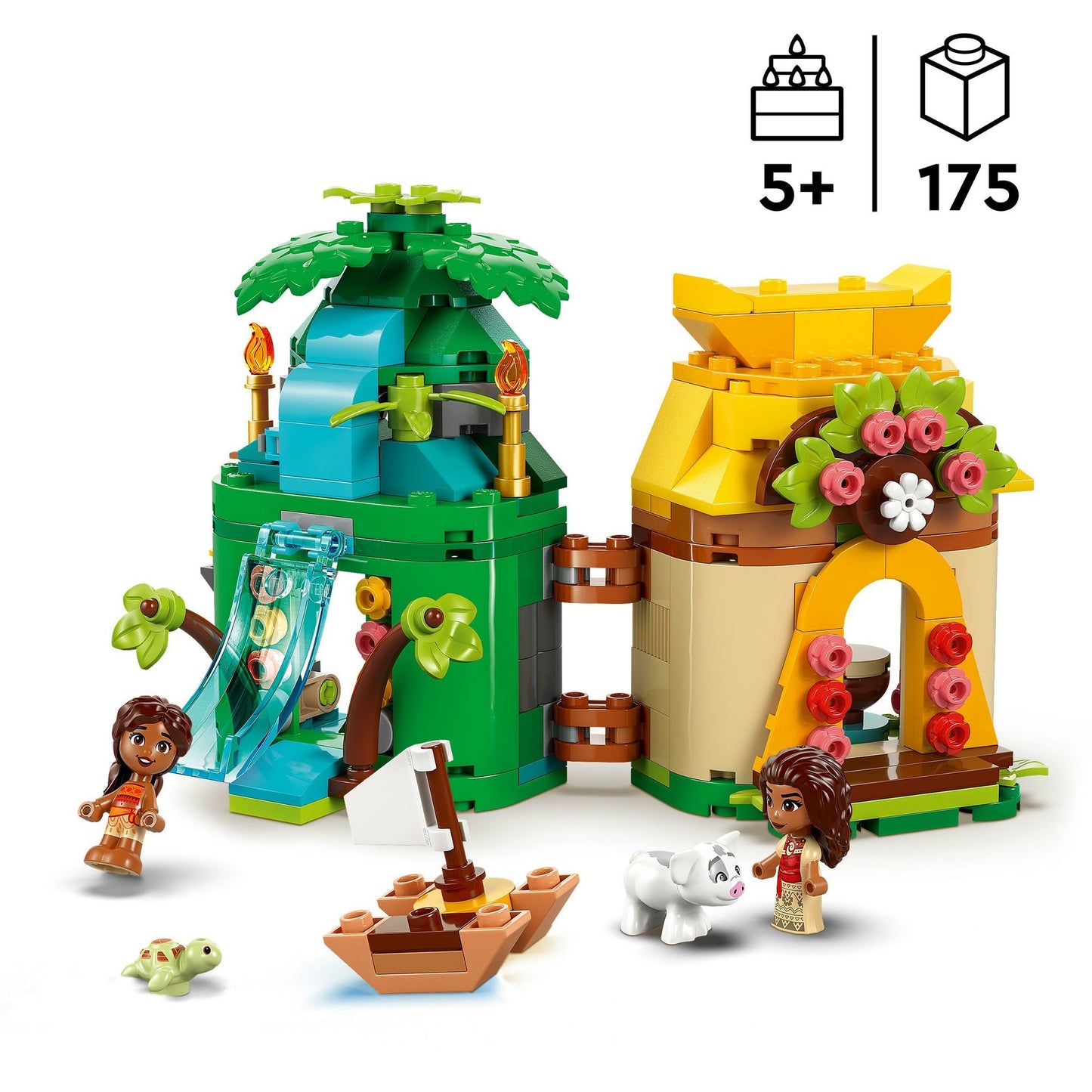 43260 Disney Princess Vaianas Inselspass, Konstruktionsspielzeug