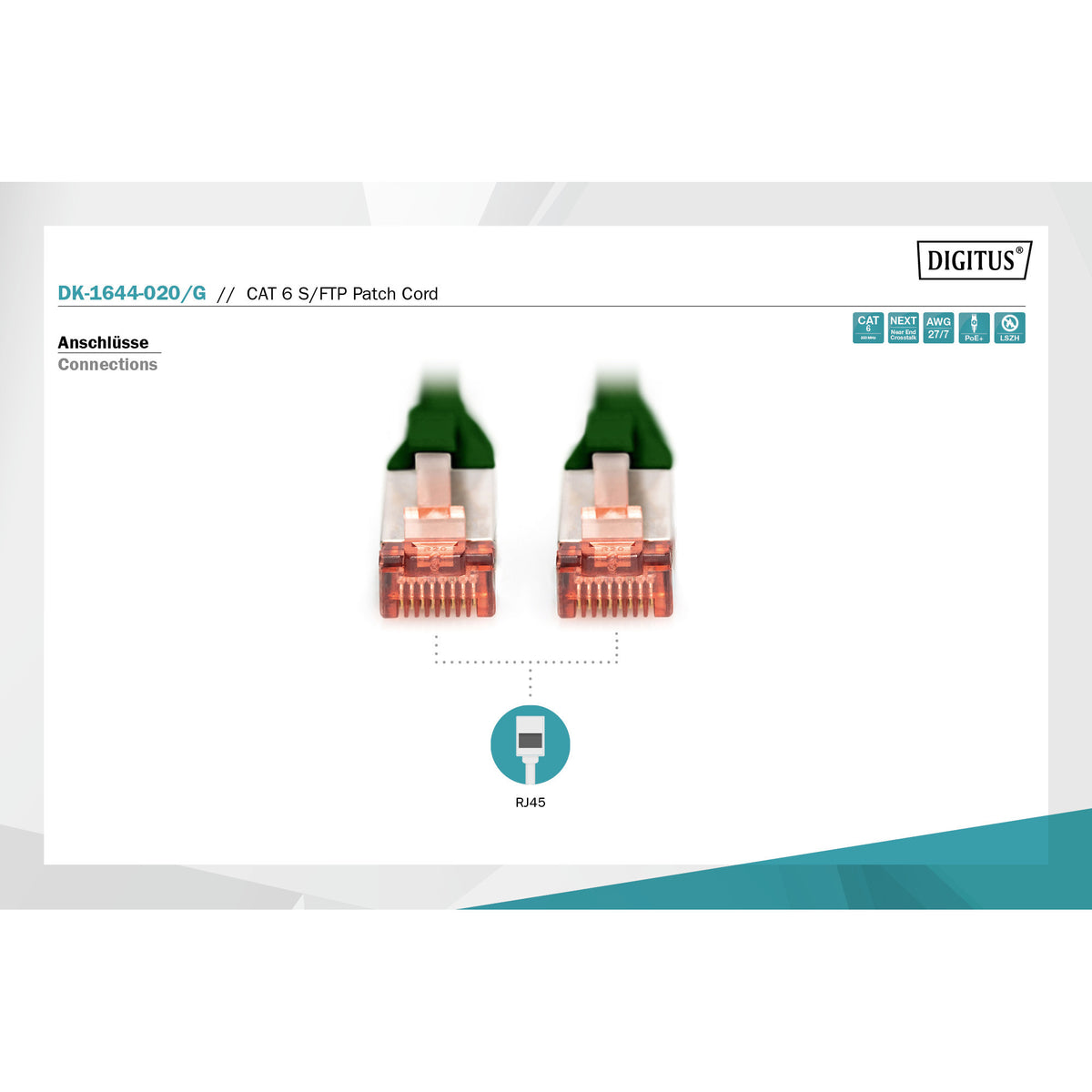 Patchkabel CAT 6 S/FTP 0,5m
