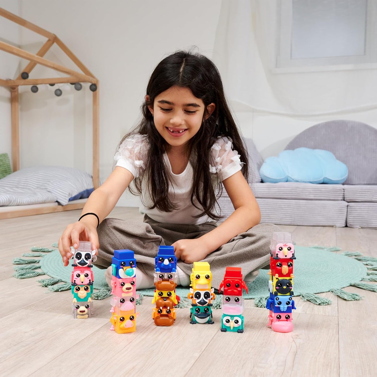 Bloxies Spielfiguren Serie 2 (4er-Pack)
