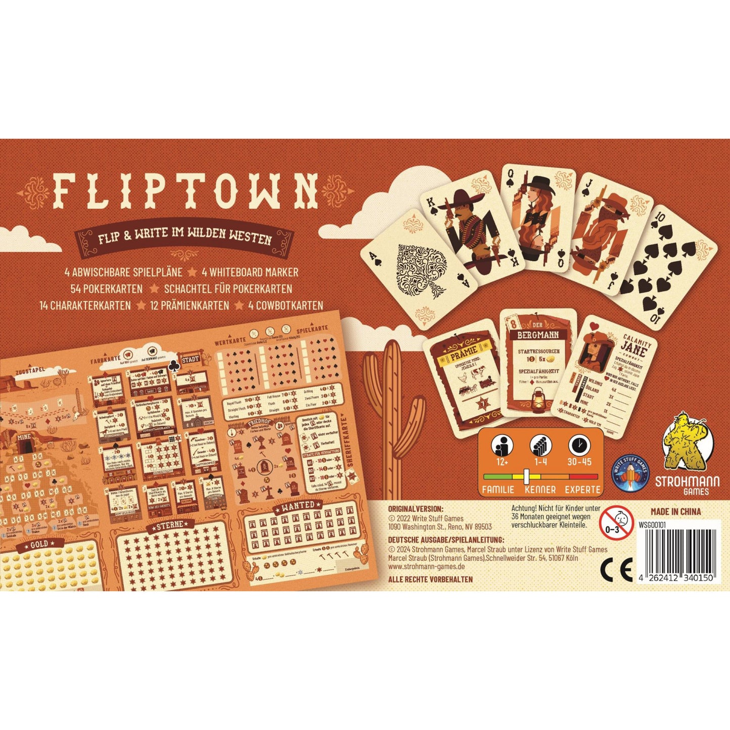 Fliptown, Brettspiel