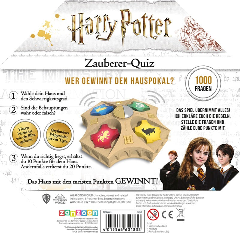 Asmodee Harry Potter Zauberer-Quiz, Quizspiel