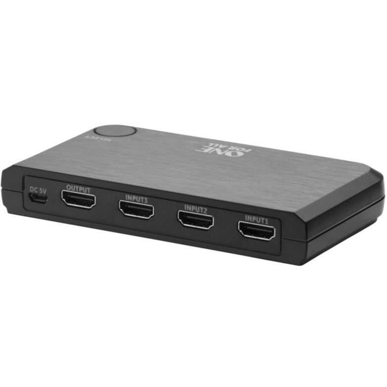 One for all Intelligenter HDMI-Switch SV1632 4K, HDMI Switch (schwarz, Full-HD HDMI Umschalter)