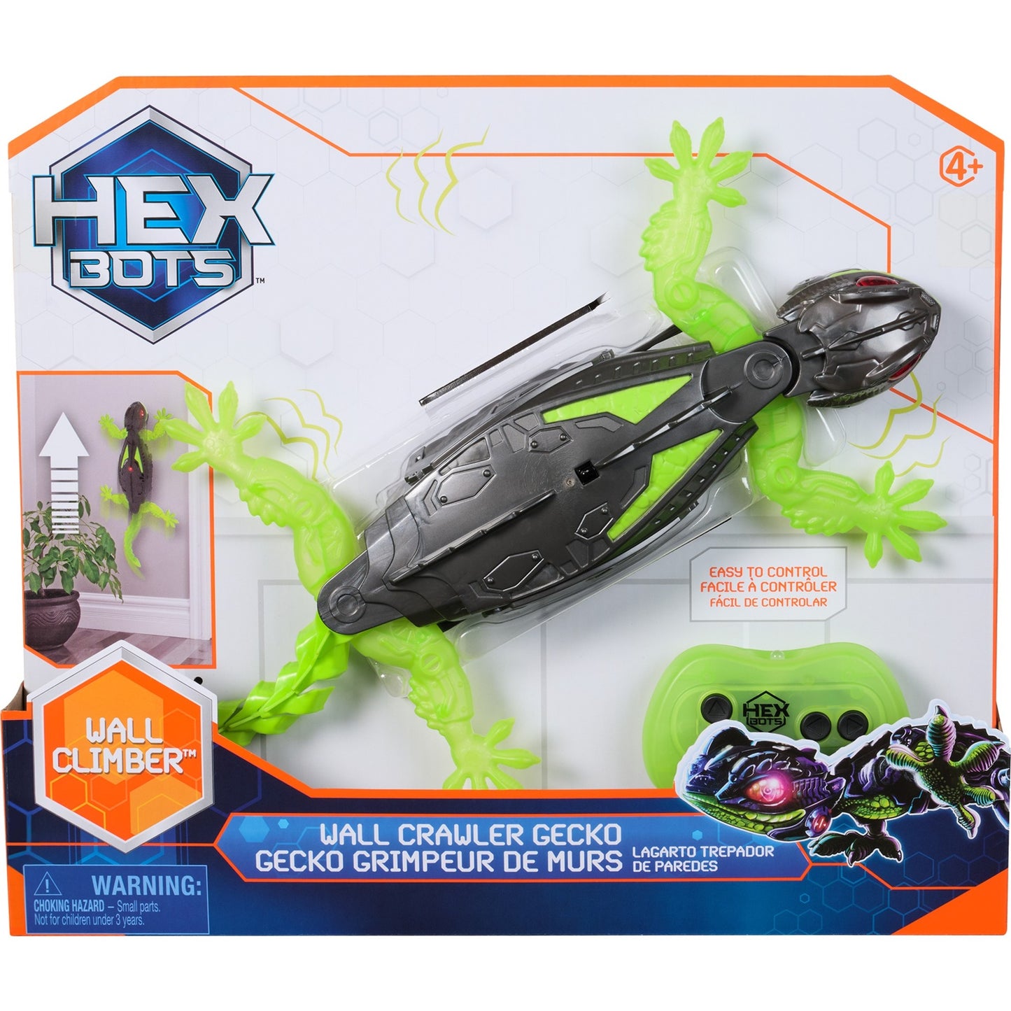 Spinmaster Hex Bots - Wall Crawler Gecko