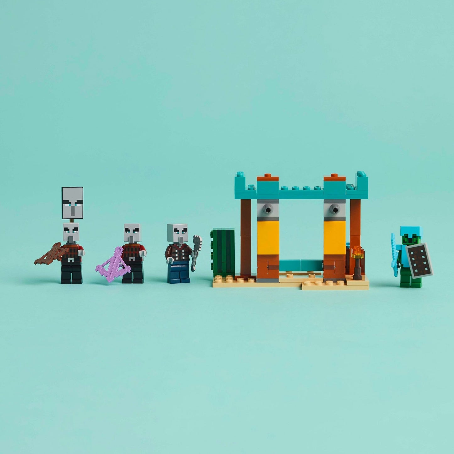 21267 Minecraft Die Illager-Wüstenpatrouille, Konstruktionsspielzeug