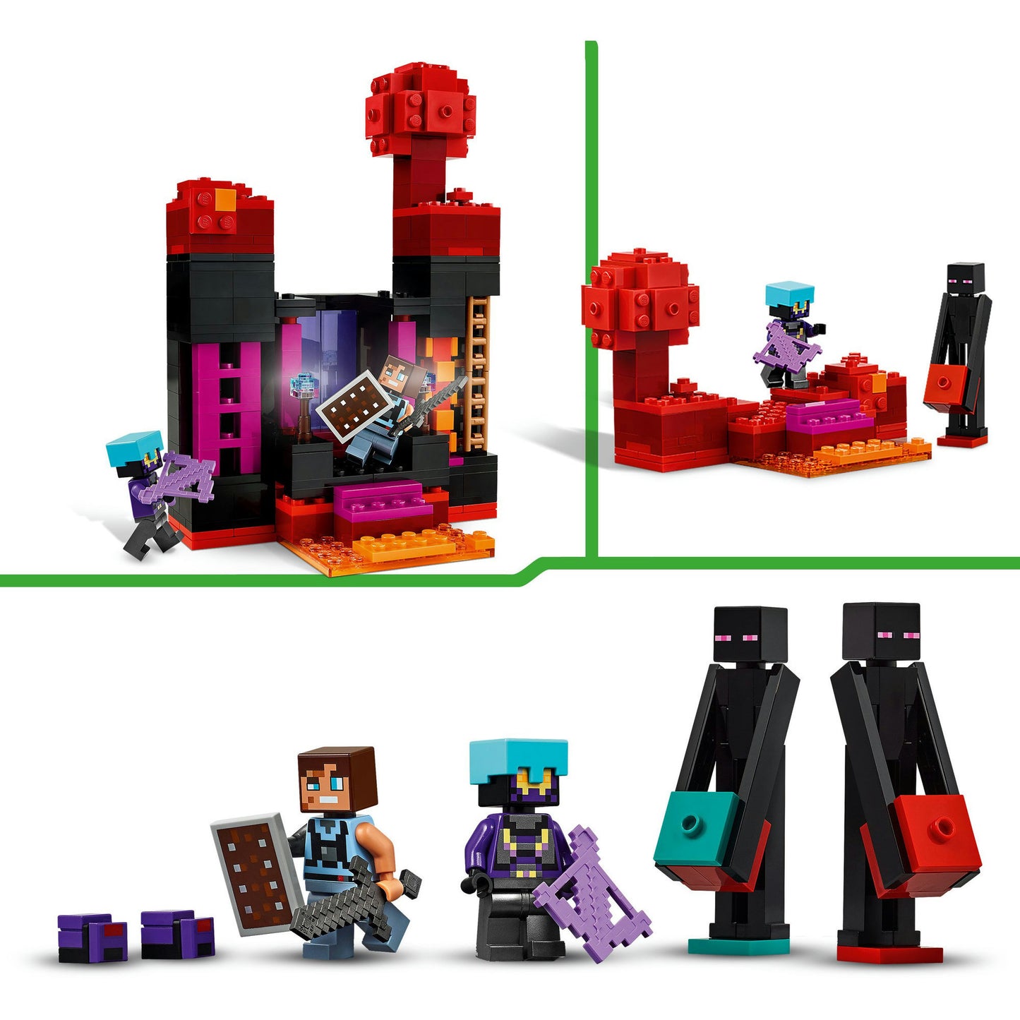 21279 Minecraft Der Enderman-Turm, Konstruktionsspielzeug