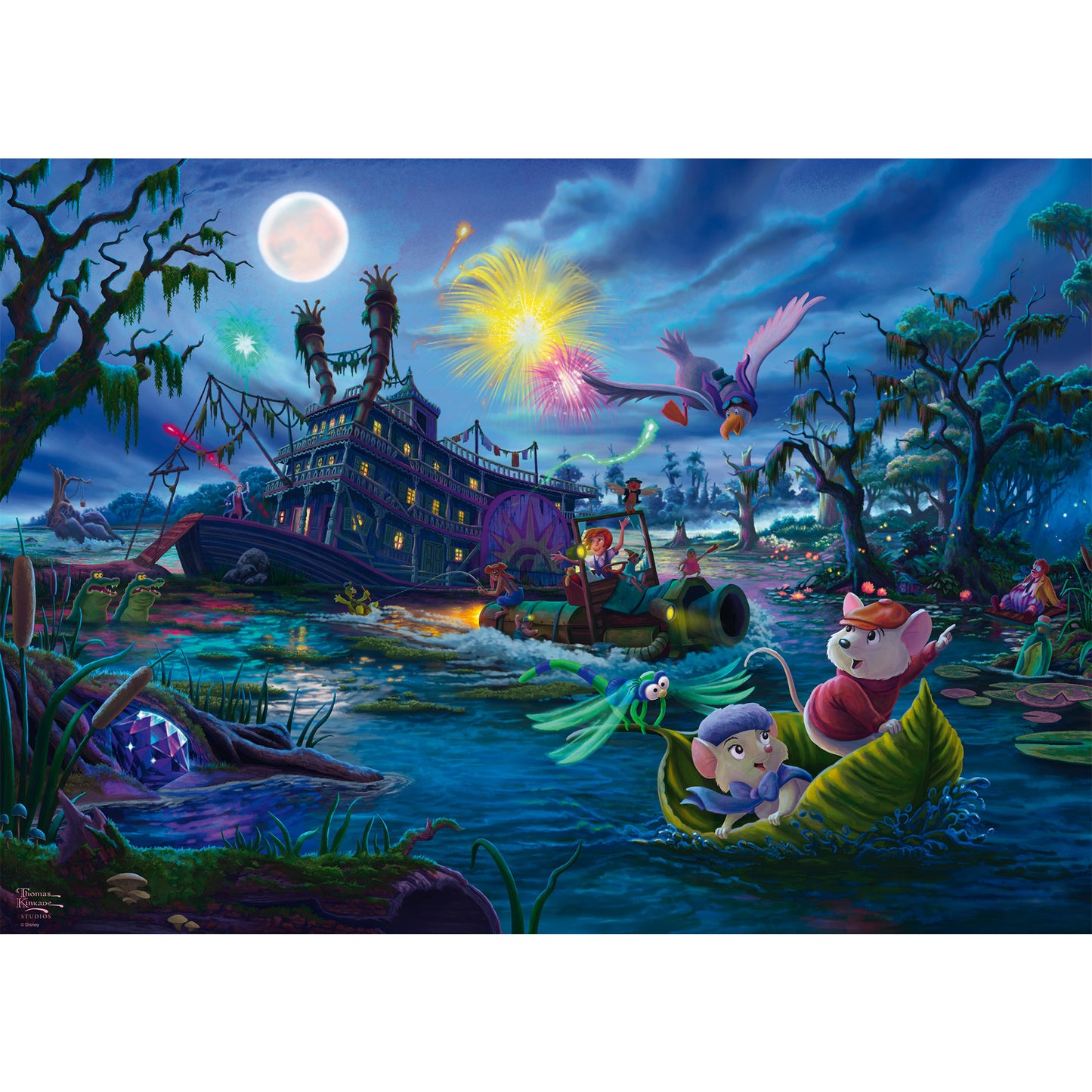 Thomas Kinkade Studios: Disney - The Rescuers, Puzzle