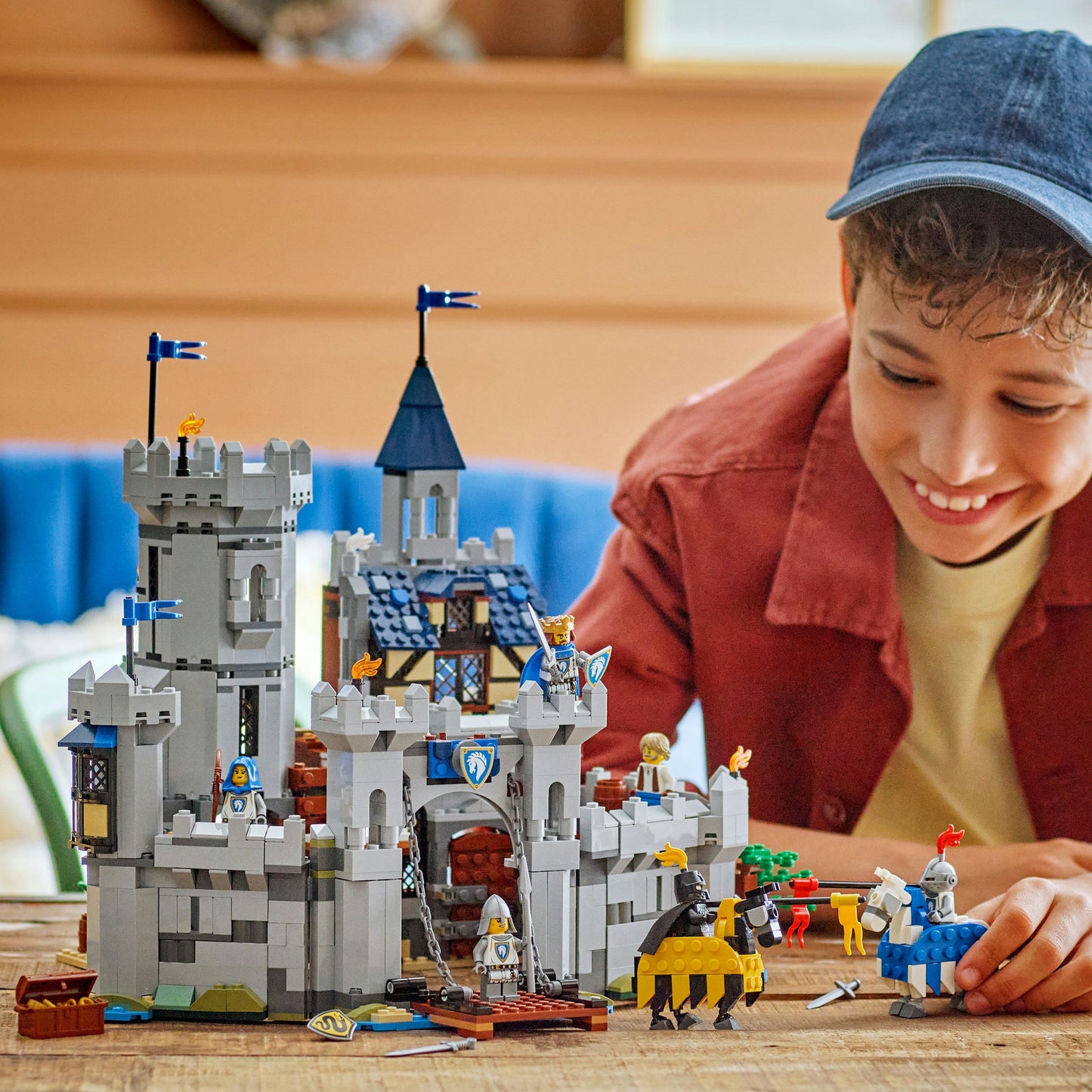 31168 Creator 3-in-1 Ritterburg im Mittelalter, Konstruktionsspielzeug