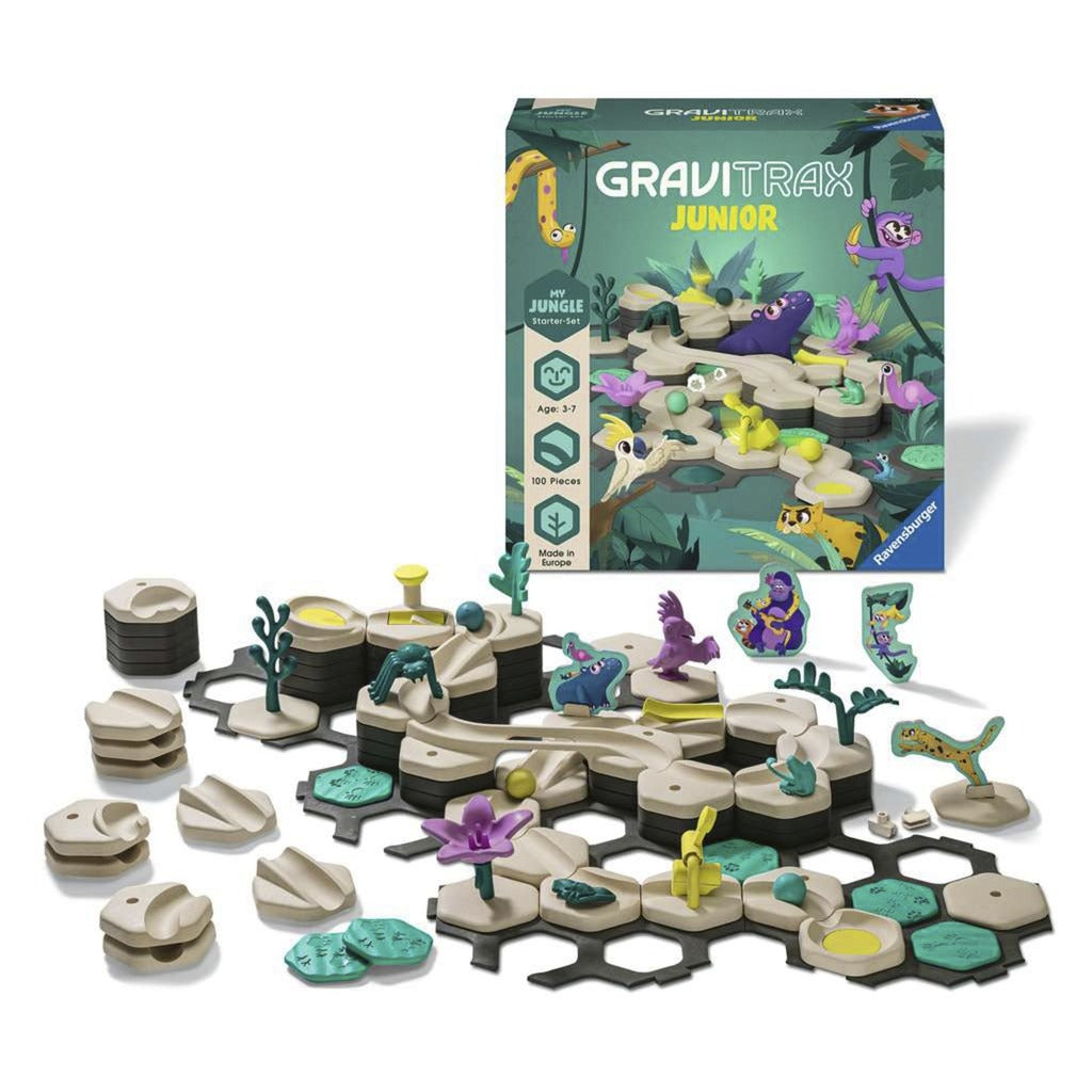 Ravensburger GraviTrax Junior Starter-Set L Jungle, Bahn