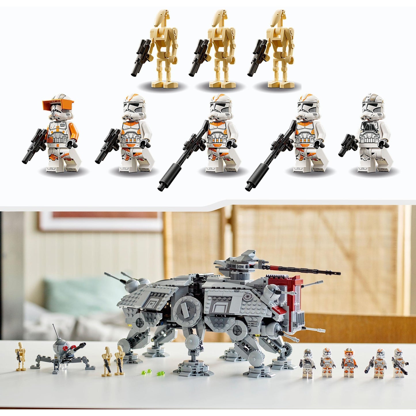 LEGO 75337 Star Wars AT-TE Walker, Konstruktionsspielzeug