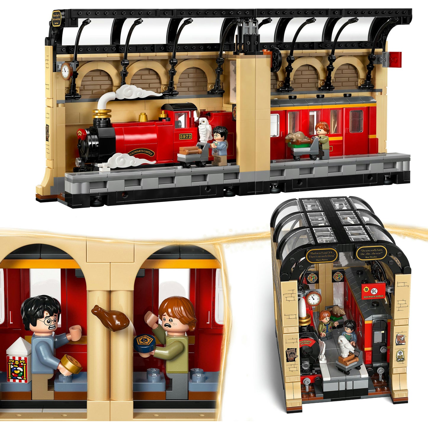 76450 Harry Potter Buchstütze: Hogwarts Express, Konstruktionsspielzeug
