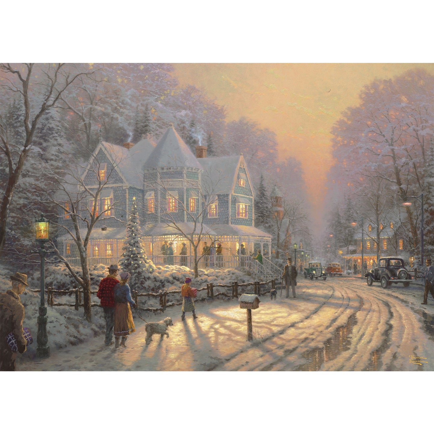 Thomas Kinkade Studios: Feierliche Weihnachtstage, Puzzle