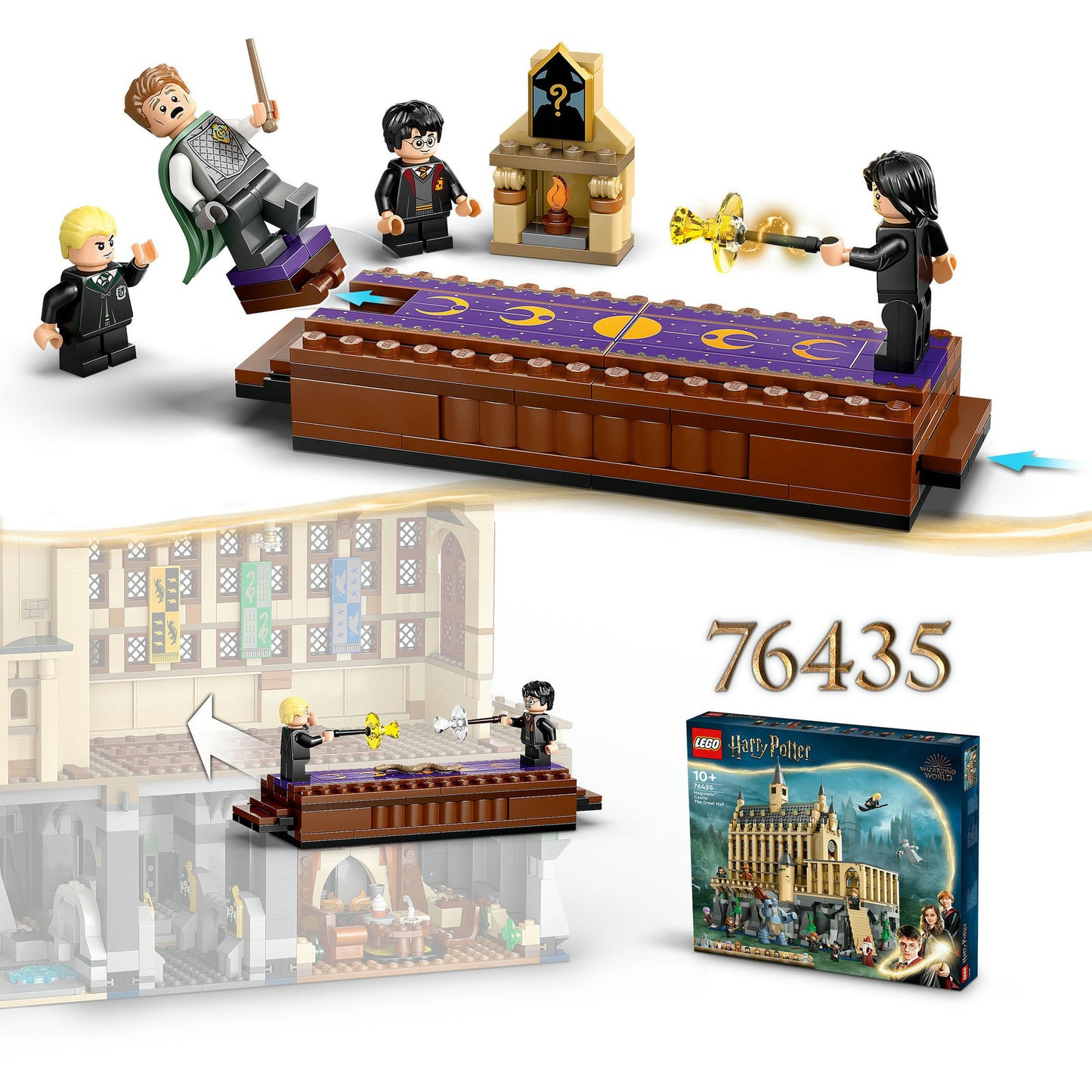 76441 Harry Potter Schloss Hogwarts: Duellierclub, Konstruktionsspielzeug