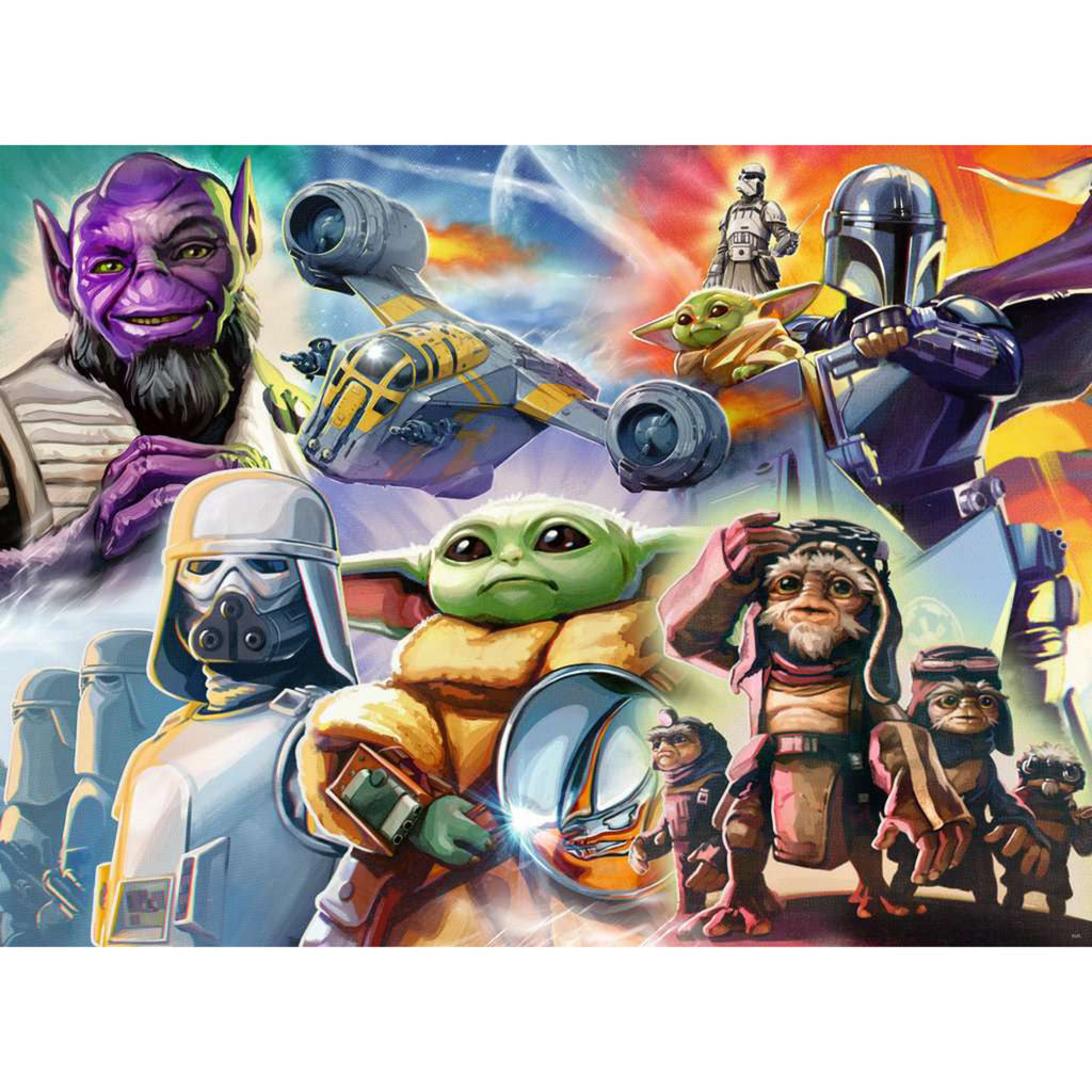 Puzzle The Mandalorian and Grogu