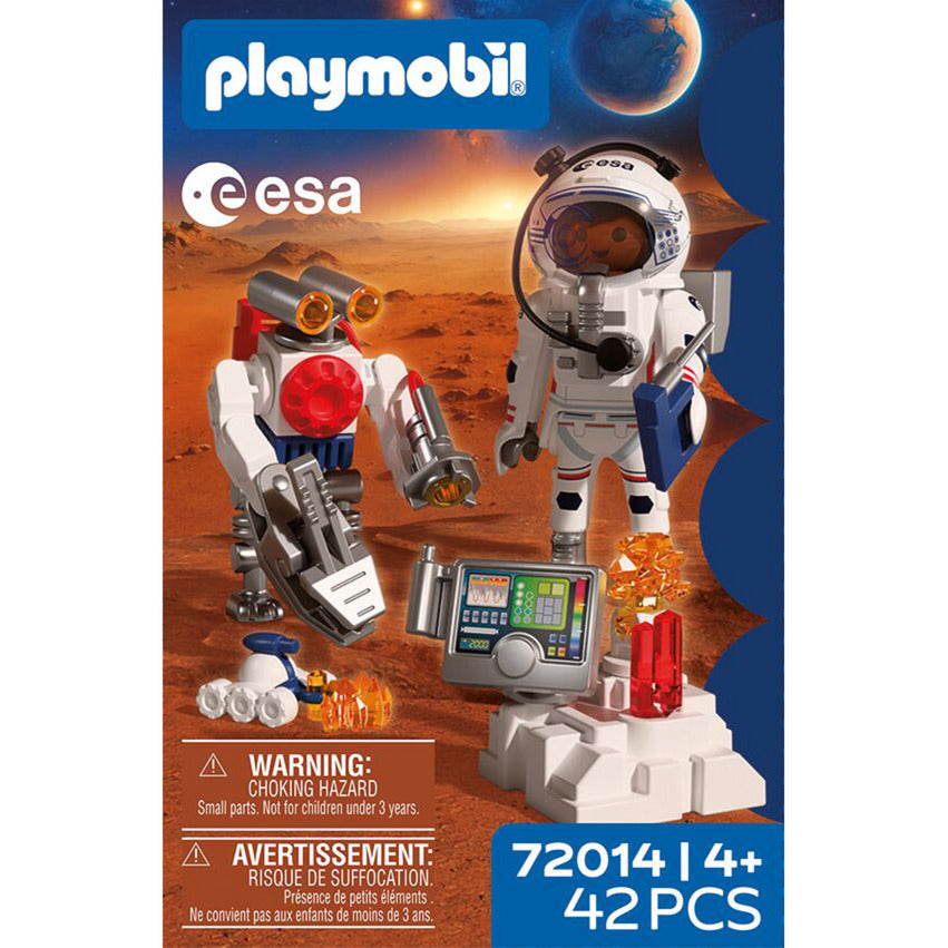 72014 ESA: Astronaut mit Roboter, Konstruktionsspielzeug