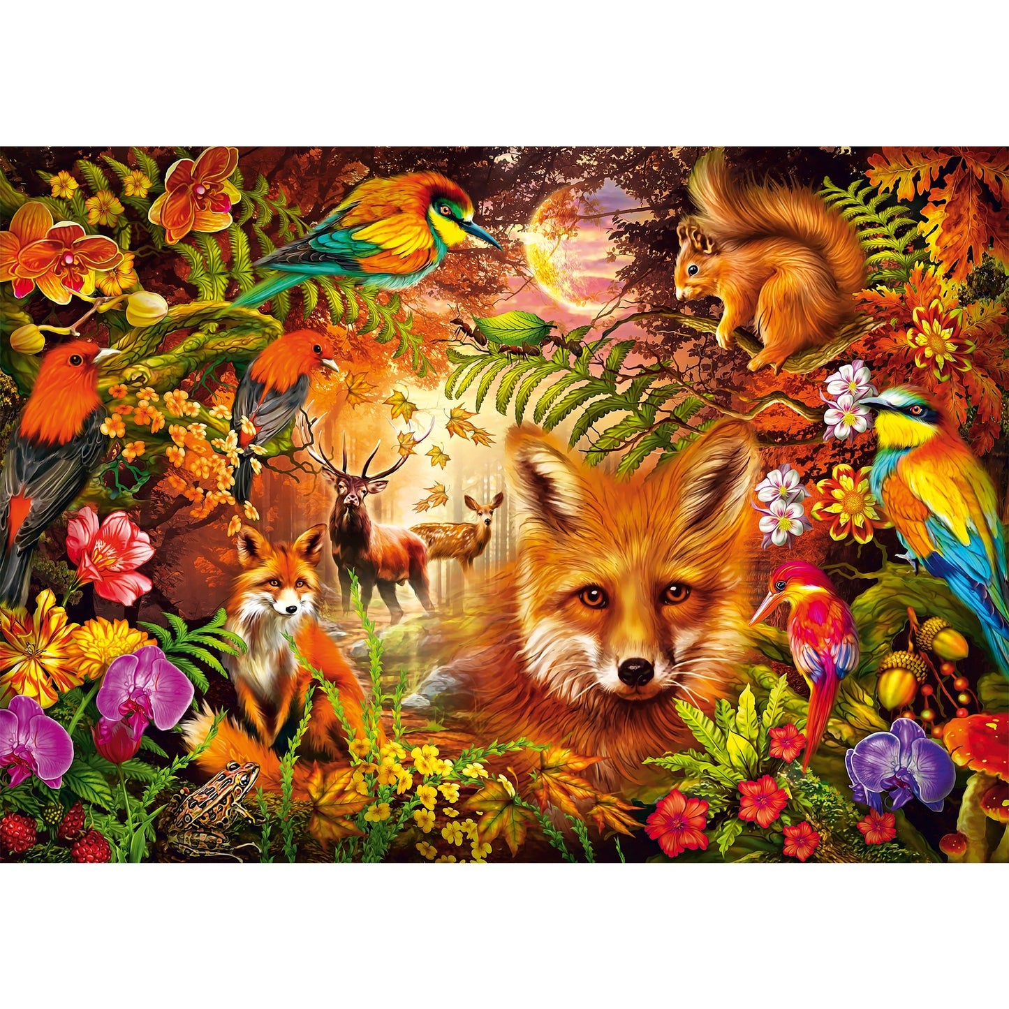 Blüten, Fell und Federn, Puzzle