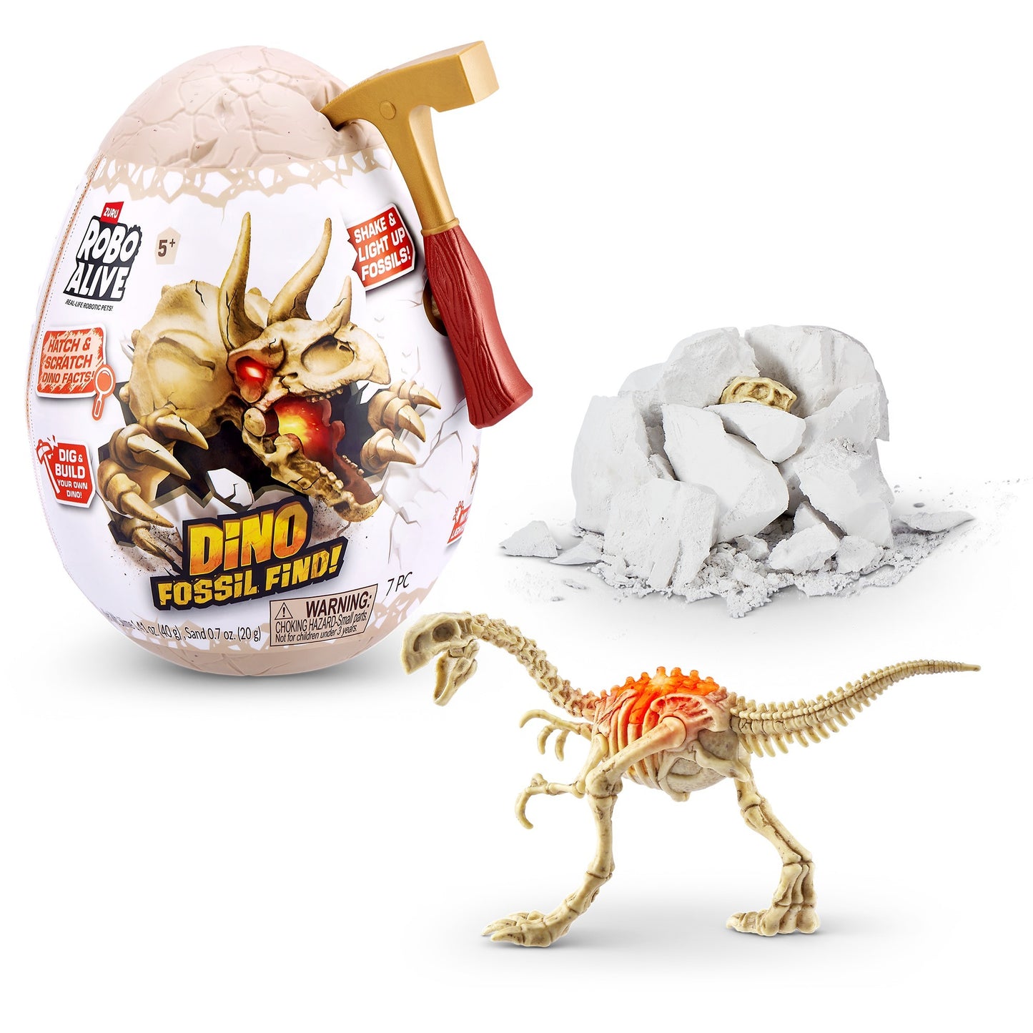 Robo Alive - Mini Dino Fossil Find, Spielfigur