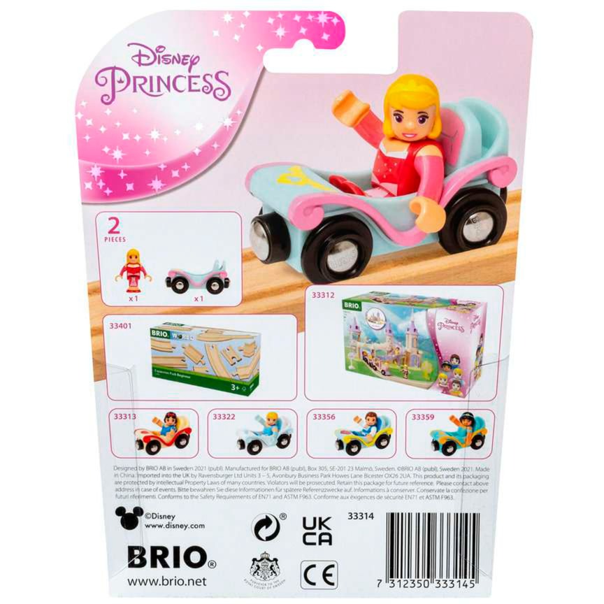 BRIO Disney Princess Dornröschen mit Waggon, Spielfahrzeug