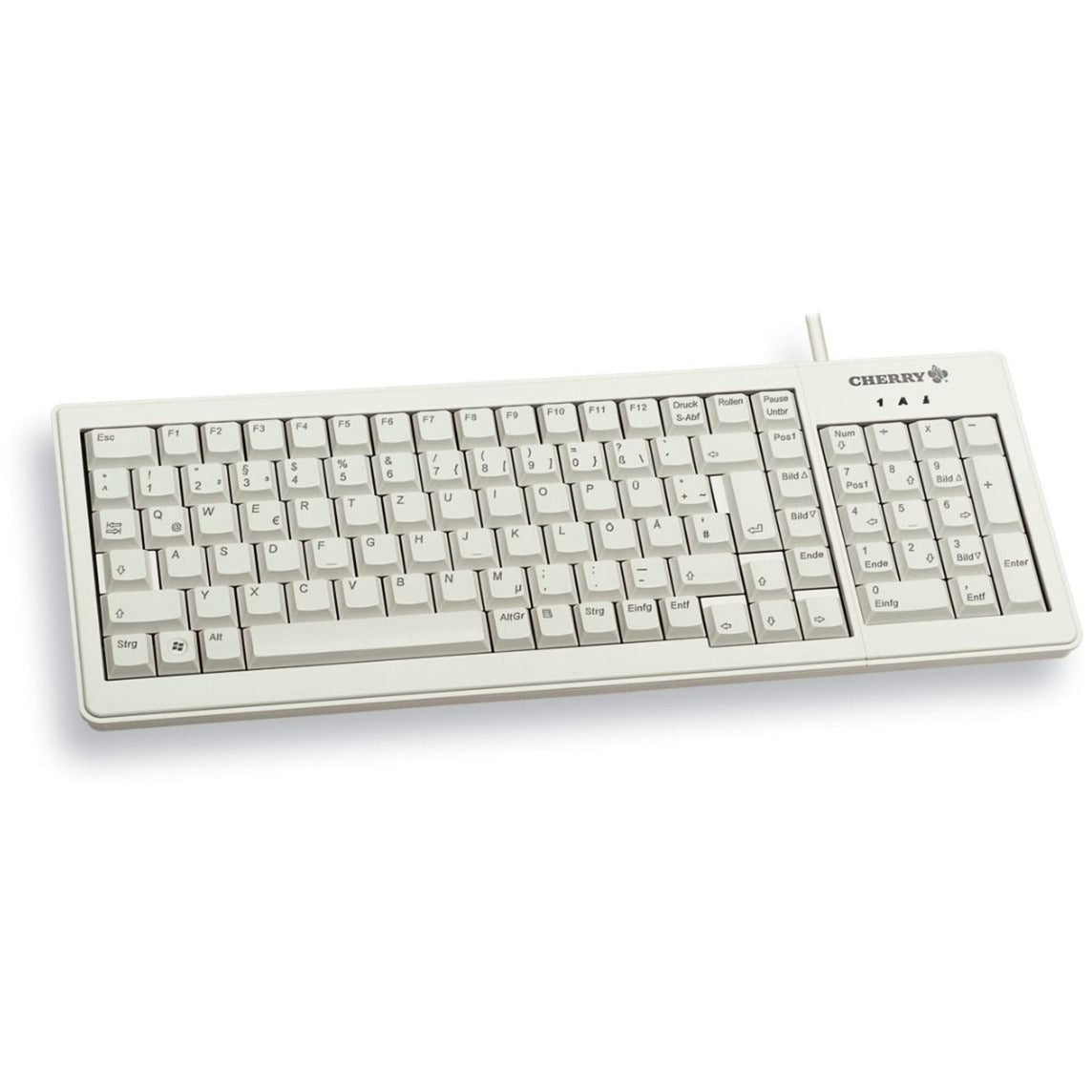 Cherry XS Complete Keyboard G84-5200 (grau, DE-Layout)