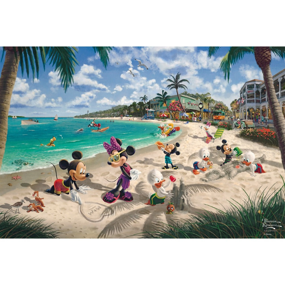 Thomas Kinkade Studios: Disney - Mickey & Minnie in Florida, Puzzle
