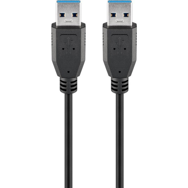 Goobay USB 3.2 Gen 1 Kabel, USB-A Stecker > USB-A Stecker (schwarz, 1,8 Meter)