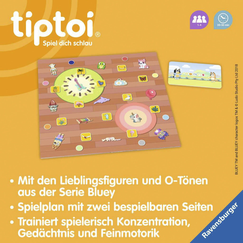 tiptoi Bluey Aufräum-Spass, Brettspiel