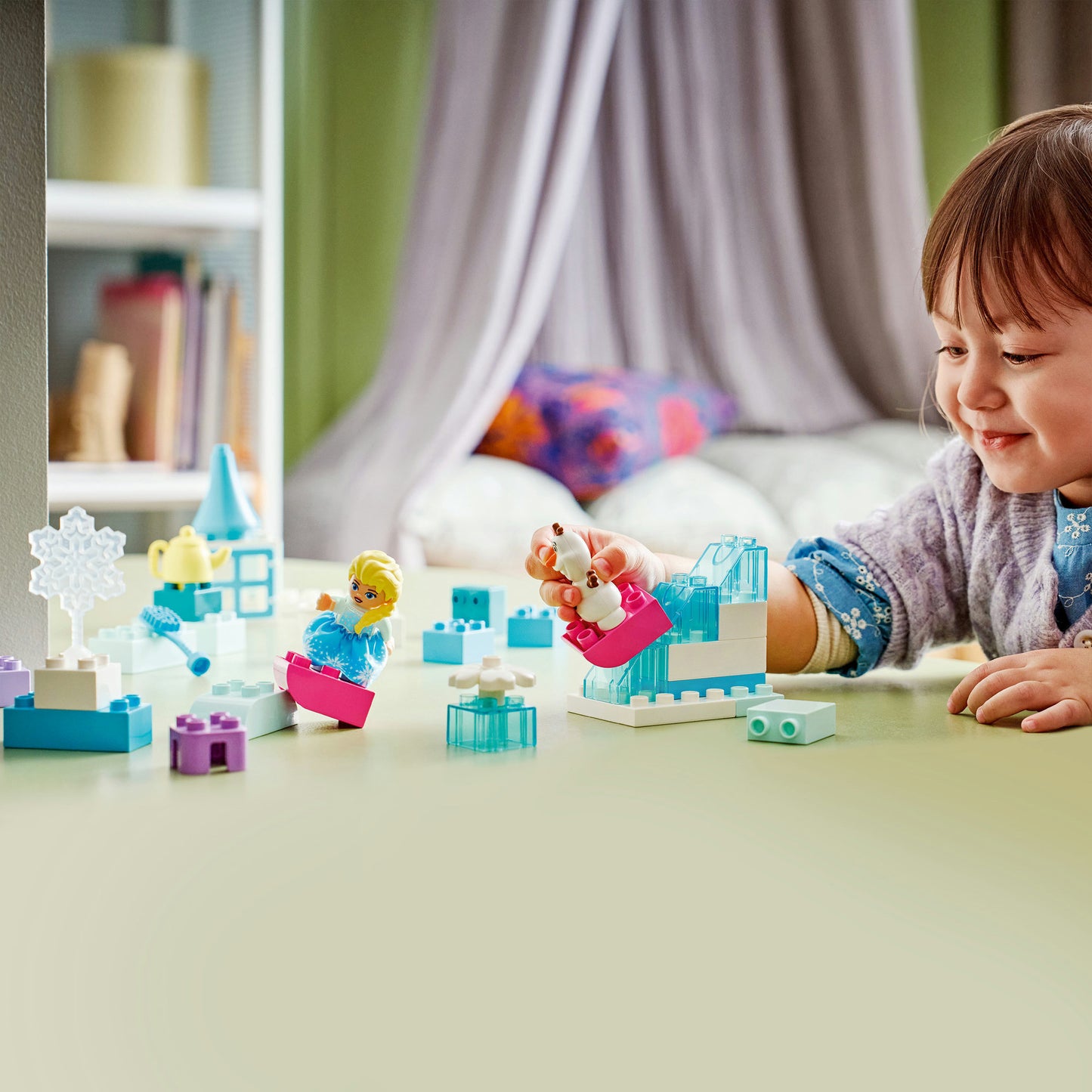 10462 DUPLO Disney Frozen Kreativbox mit Elsa und Olaf, Konstruktionsspielzeug