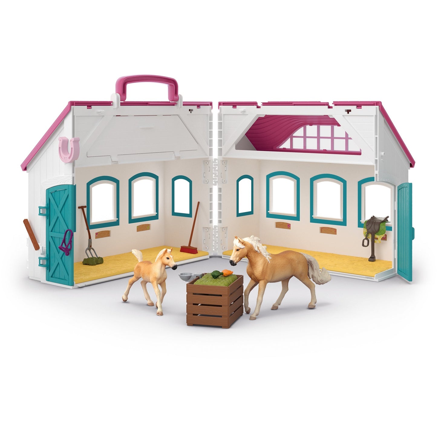 Horse Club Offenstall Kleines Hufeisen, Spielgebäude