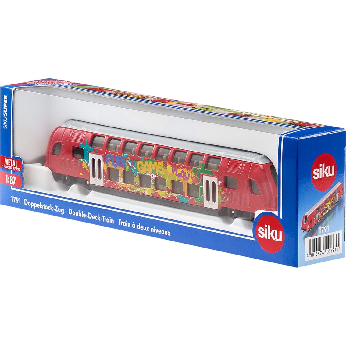 SIKU SUPER Doppelstock-Zug