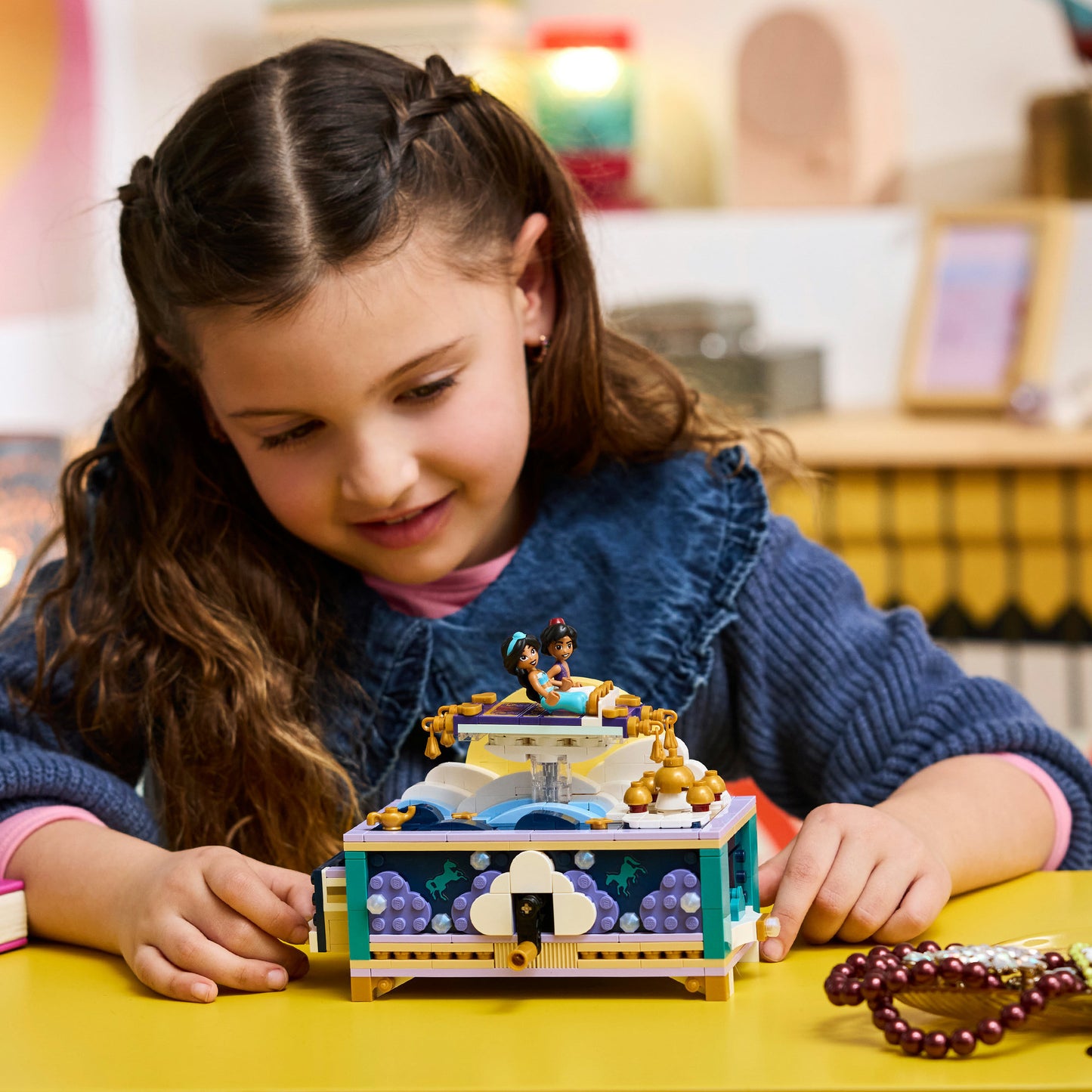 43295 Disney Princess Jasmins Schmuckkästchen, Konstruktionsspielzeug