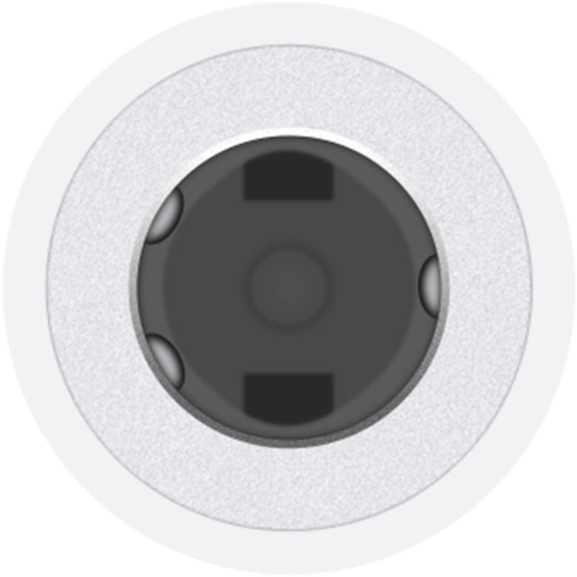 Apple USB Kopfhörer-Adapter, USB-C Stecker > 3,5mm Klinkenbuchse (weiss, für Kopfhörer)