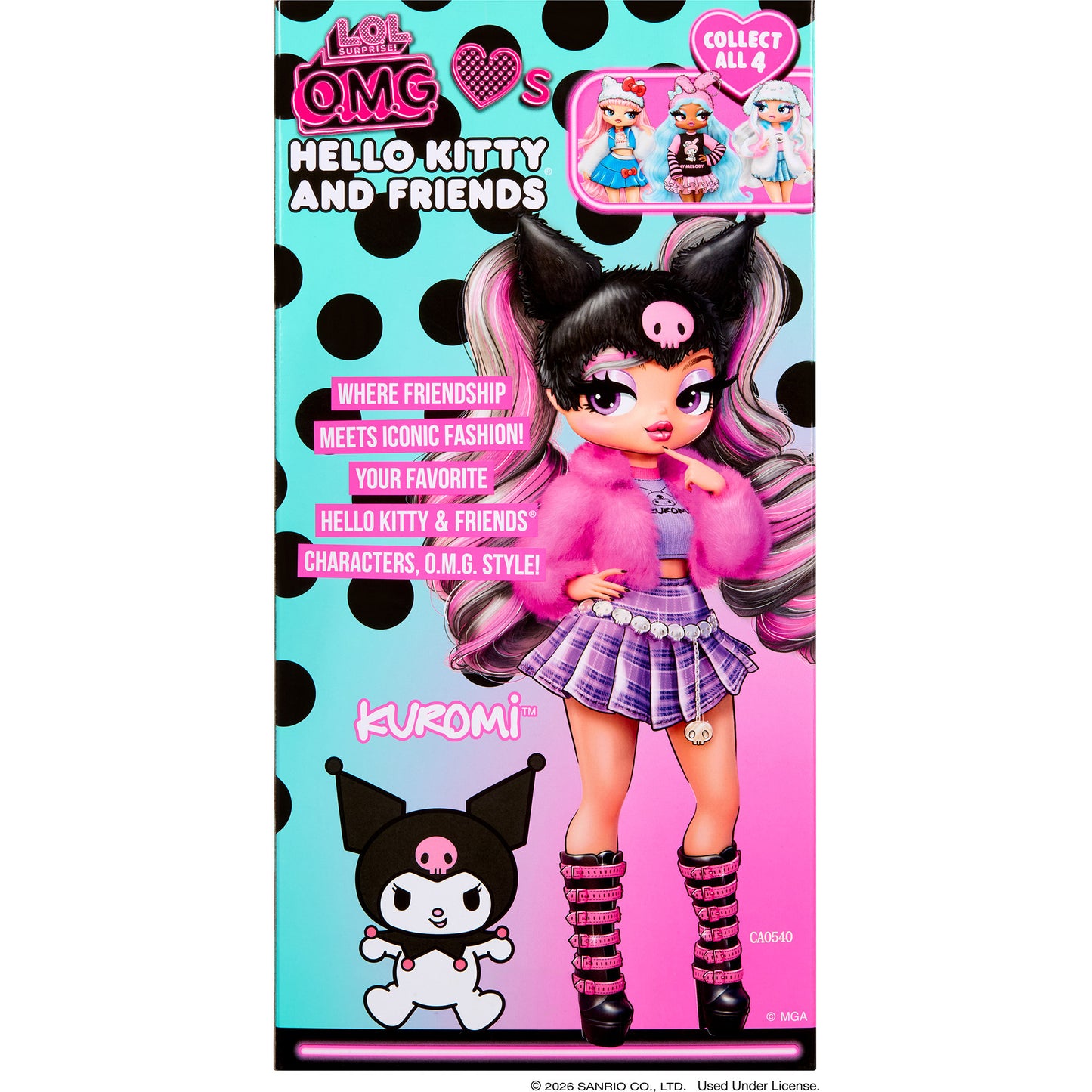 L.O.L. Surprise O.M.G. Hello Kitty & Friends - Kuromi, Puppe