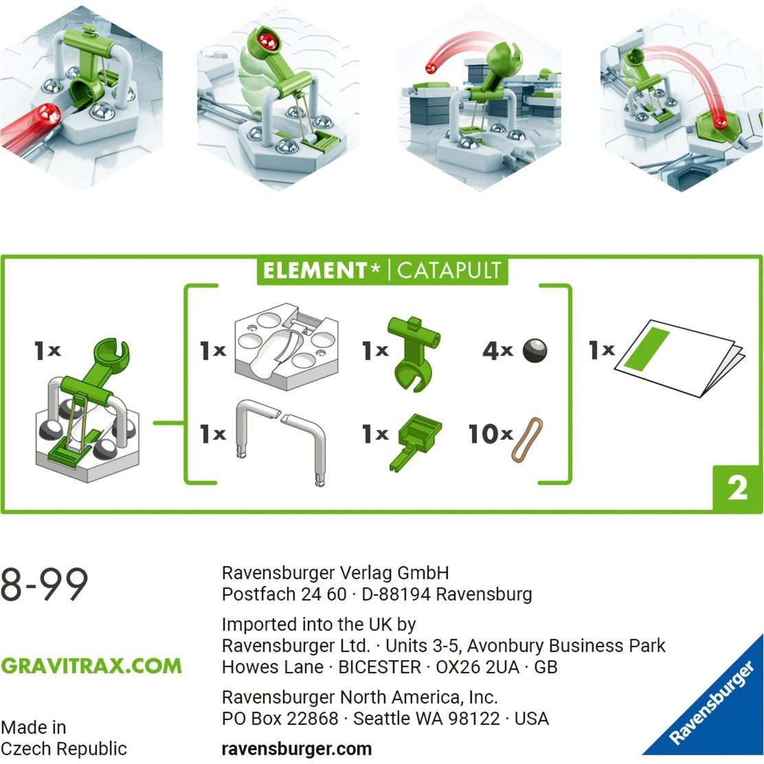 Ravensburger GraviTrax Element Catapult, Bahn