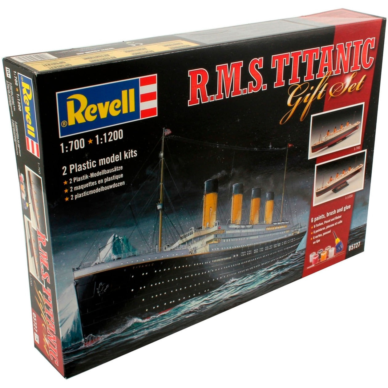 Revell Geschenkset R.M.S. Titanic (zwei Modelle, Massstab: 1:700 und 1:1200)