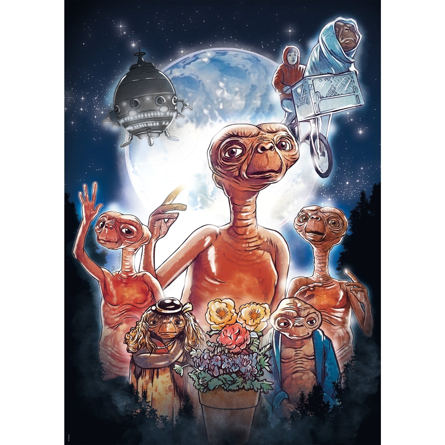 E.T. Der Ausserirdische - Abenteuer eines Ausserirdischen, Puzzle