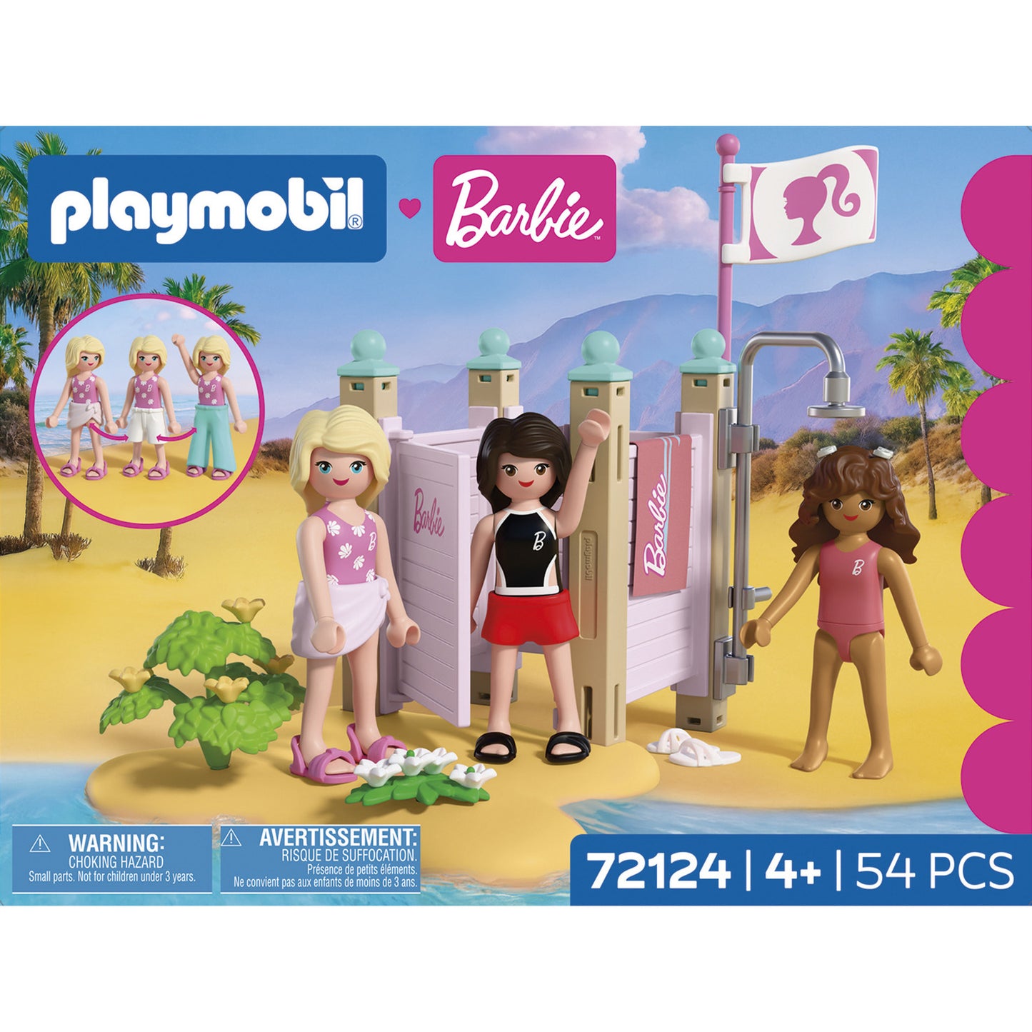 72124 Barbie Strandmode, Konstruktionsspielzeug