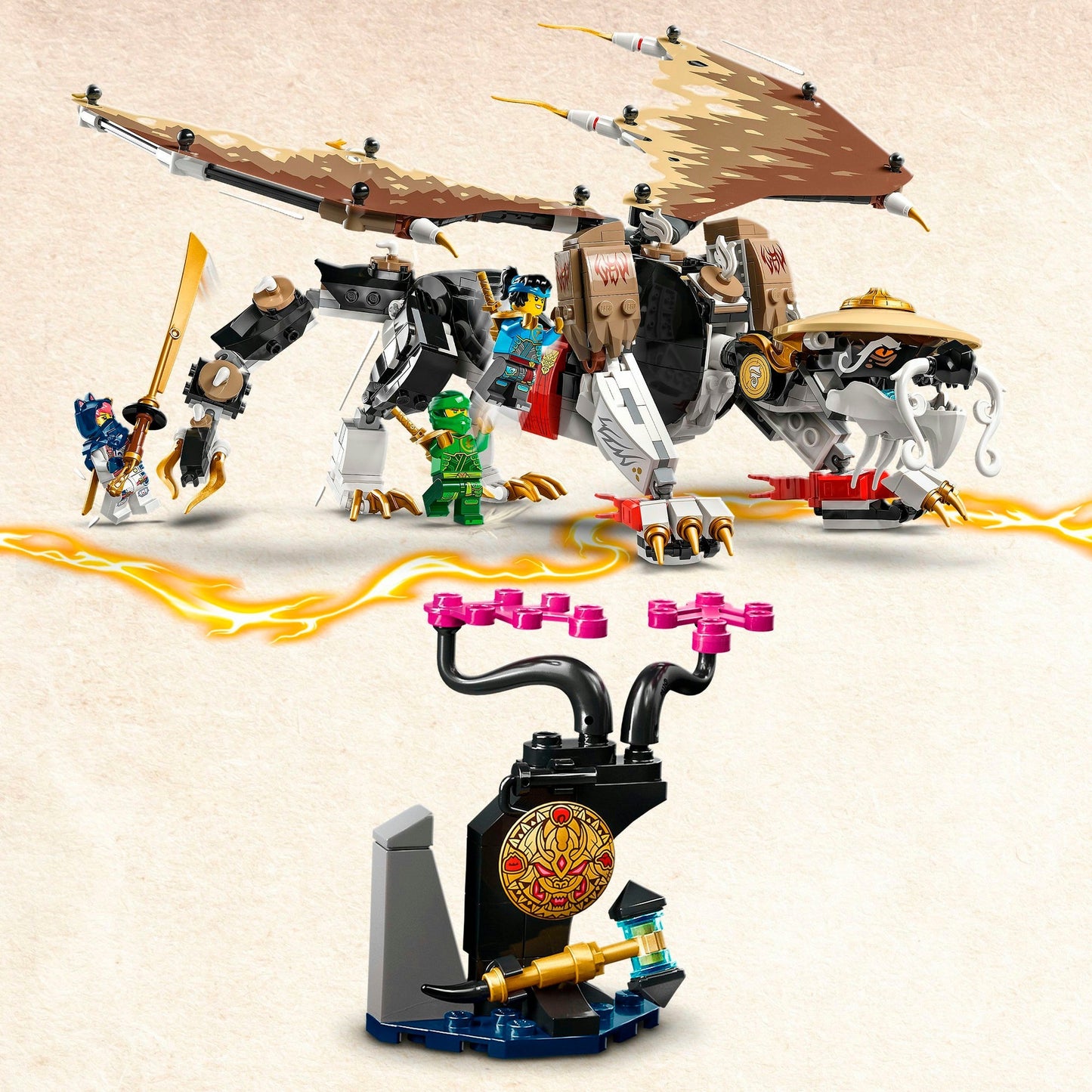 LEGO 71809 Ninjago Egalt der Meisterdrache, Konstruktionsspielzeug