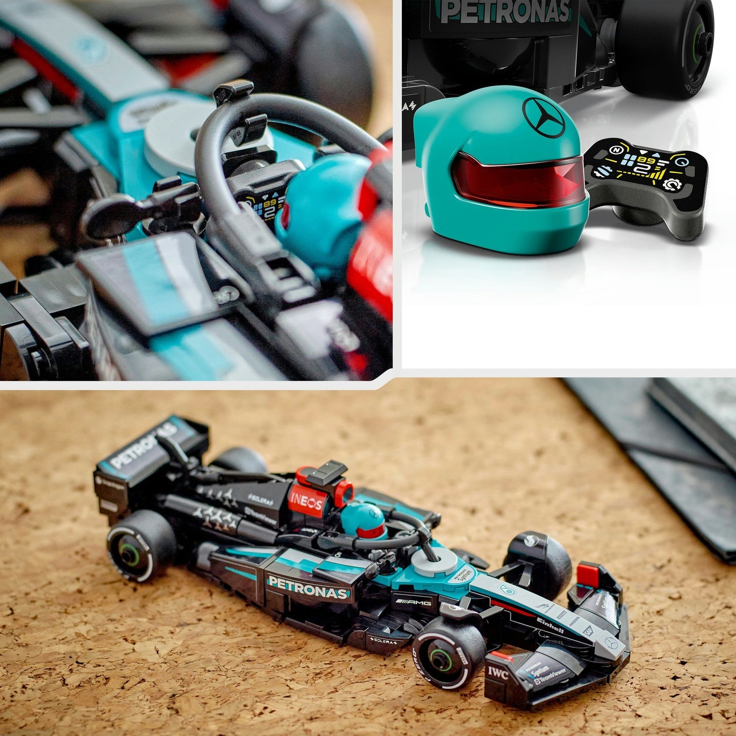 77244 Speed Champions Mercedes-AMG F1 W15 Rennauto, Konstruktionsspielzeug