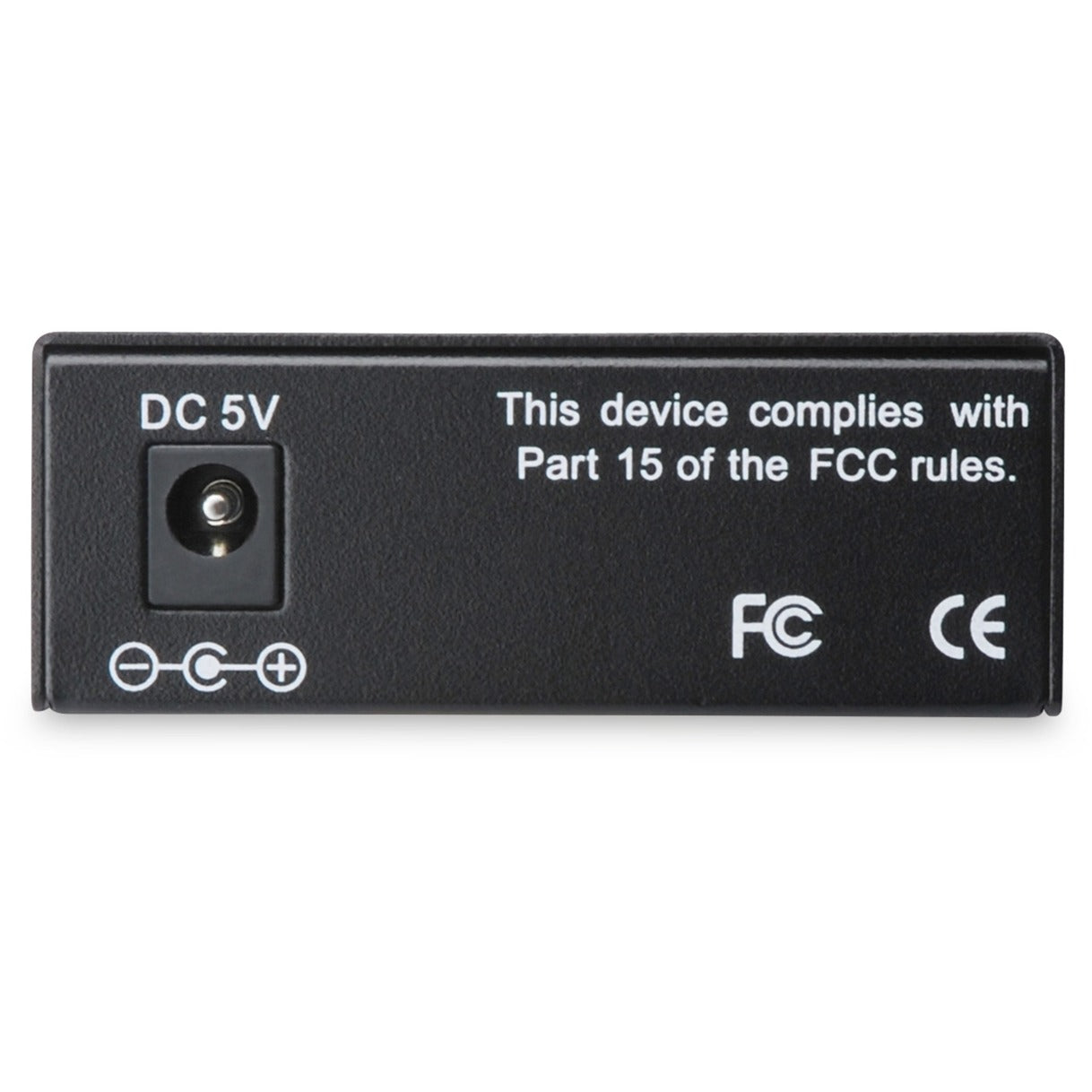 Digitus Fast Ethernet Medienkonverter RJ-45 auf ST-Duplex (schwarz)