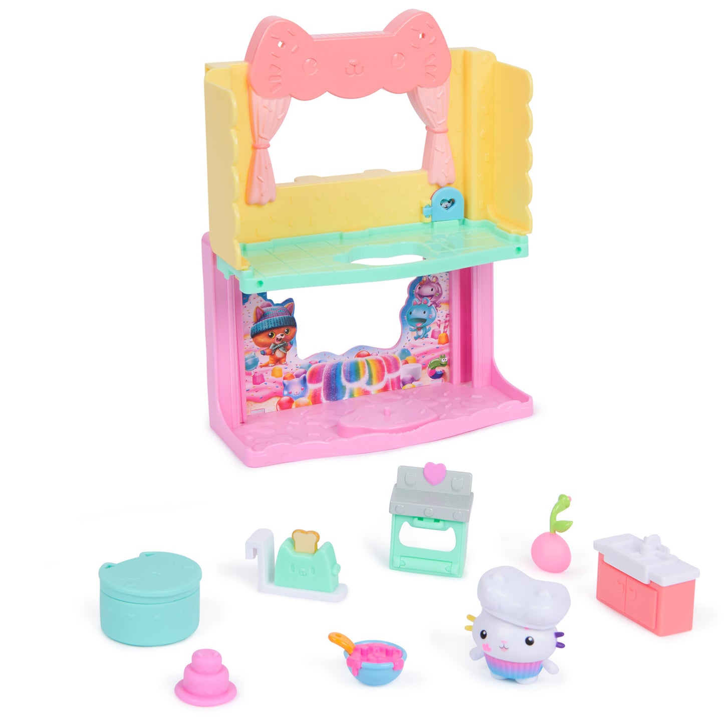 Gabby's Dollhouse: Der Film - Portal Raum Kuchis zuckersüsse Sprinkleküche, Spielfigur