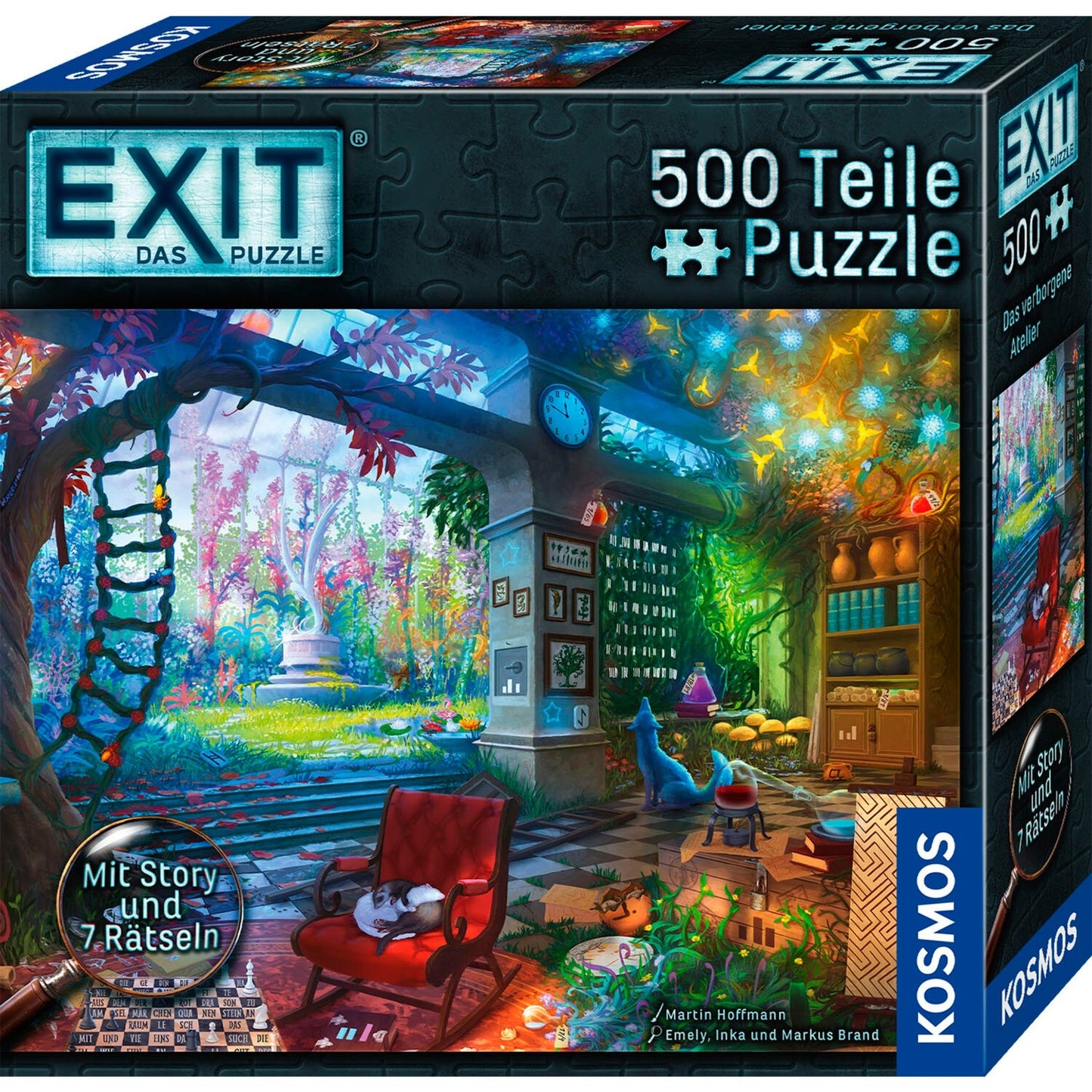 Kosmos EXIT - Das Puzzle: Das verborgene Atelier (500 Teile)