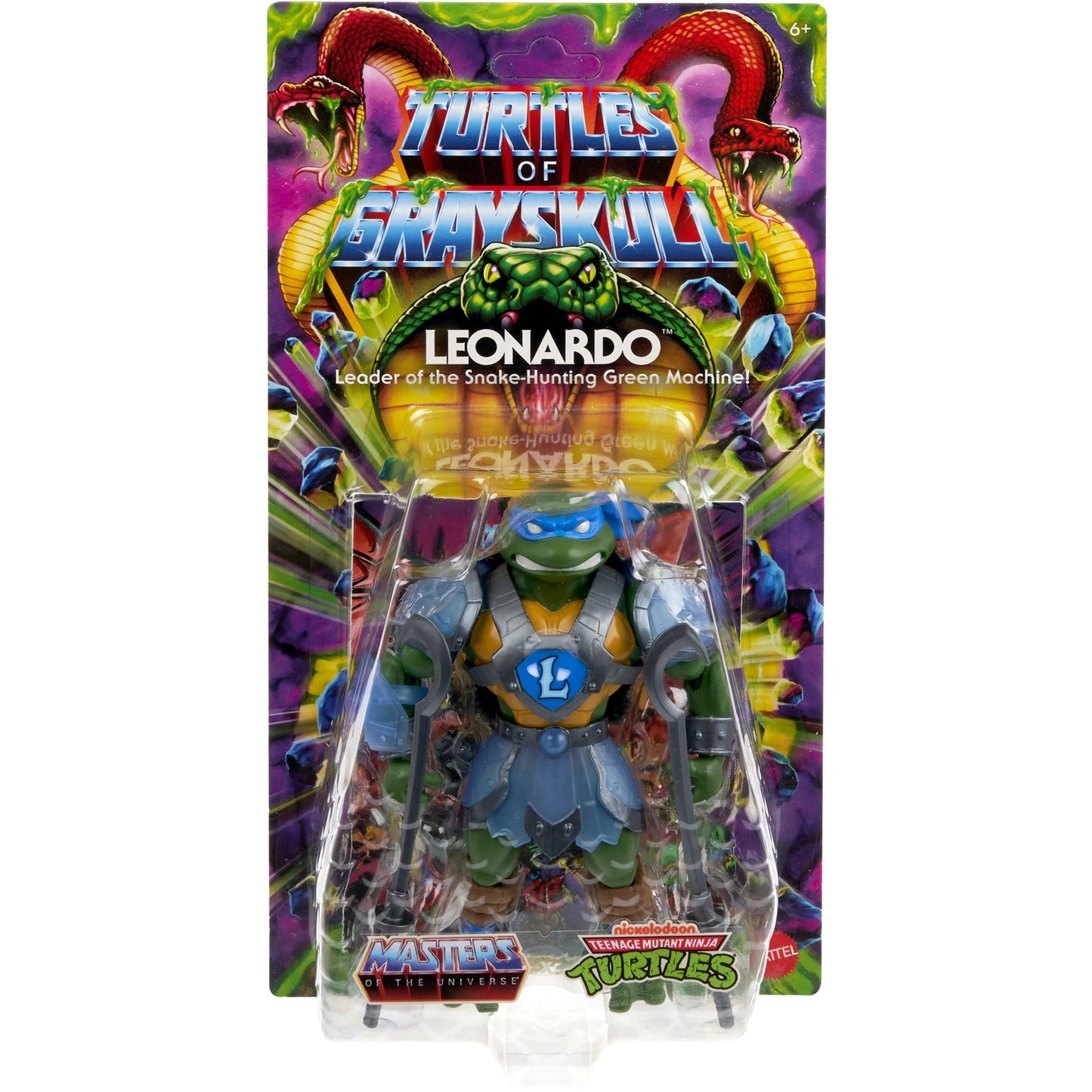 Masters of the Universe Origins Turtles of Grayskull Leonardo, Spielfigur