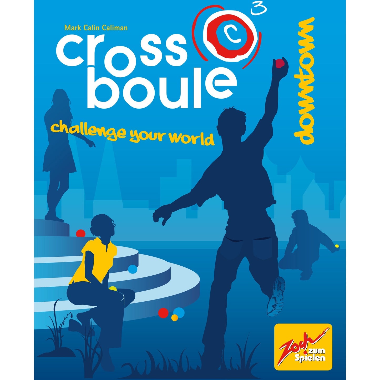 Zoch Crossboule Set Downtown (blau/rot)