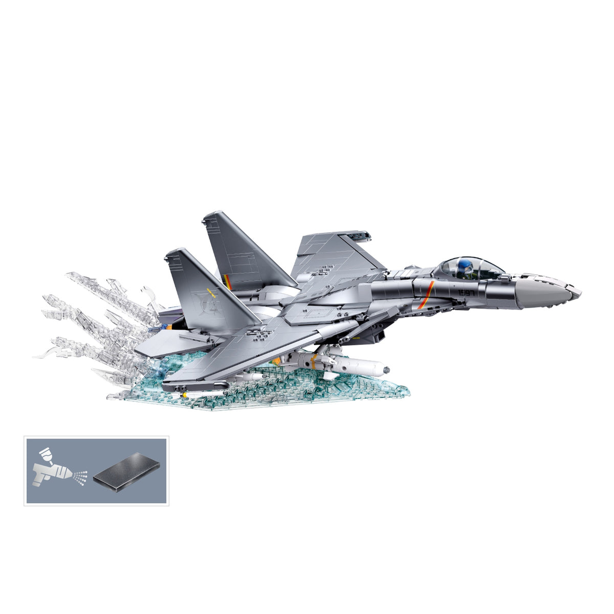 ModelBricks Shenyang J-15 Kampfjet, Konstruktionsspielzeug