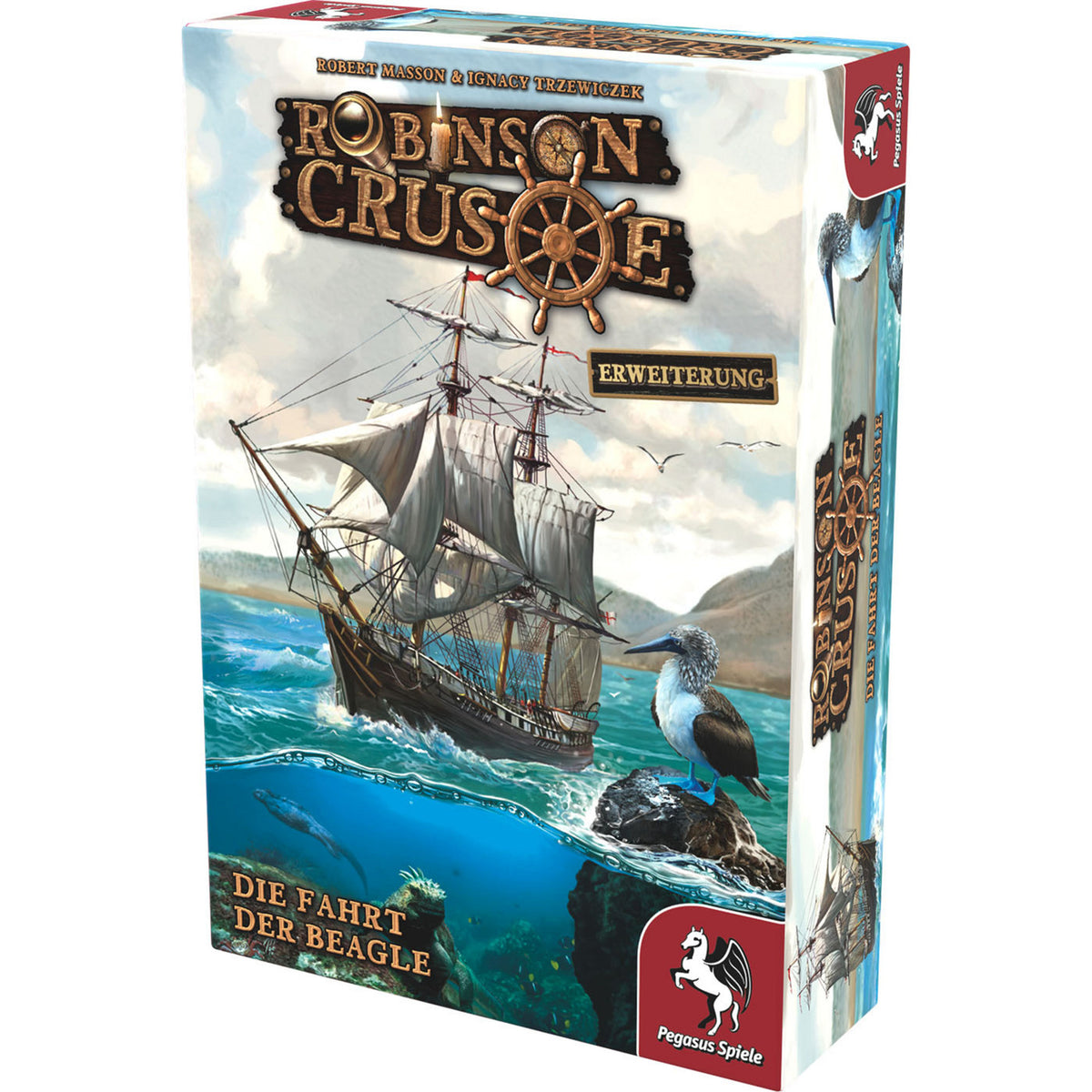 Robinson Crusoe: Die Fahrt der Beagle, Brettspiel