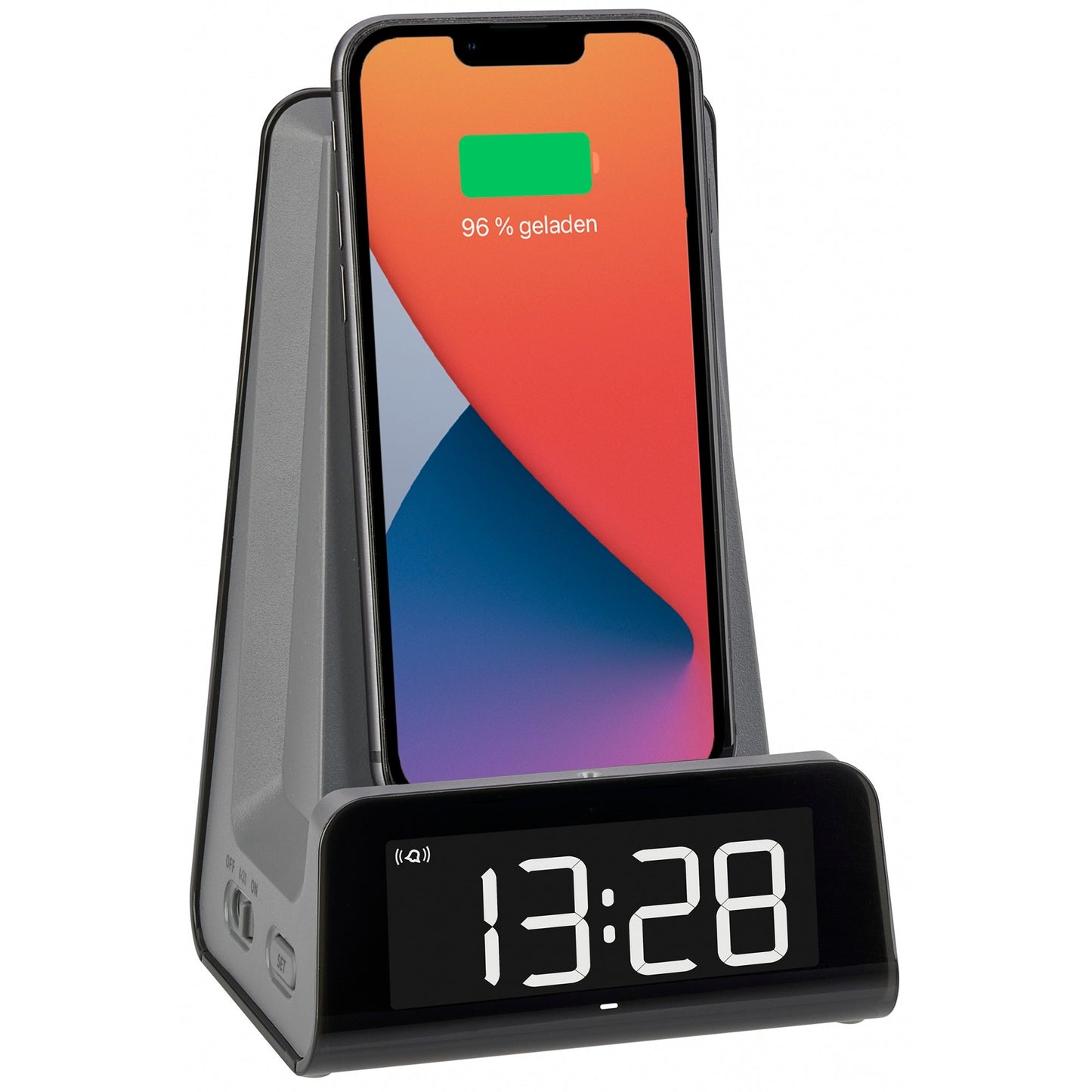 TFA Digitalwecker mit Induktions-Ladestation ICONcharge