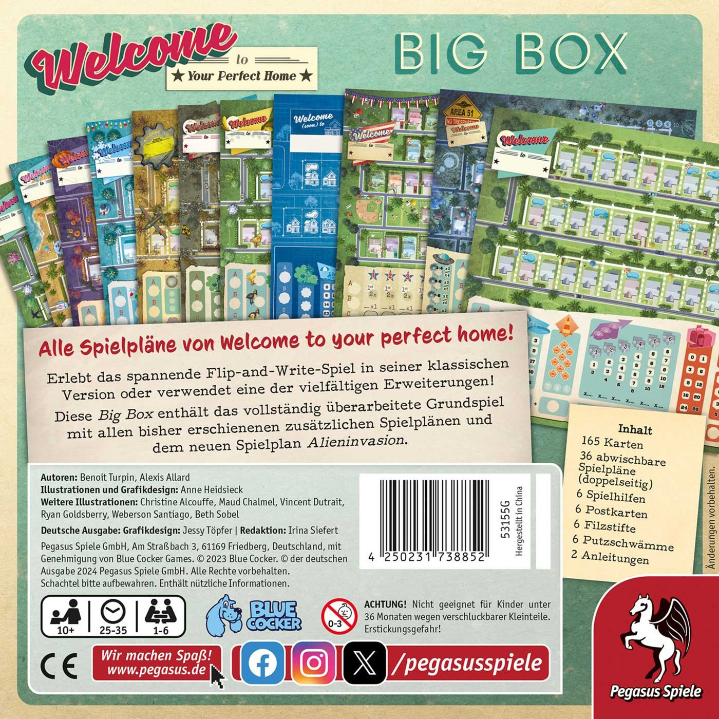Welcome to your perfect Home Big Box, Brettspiel