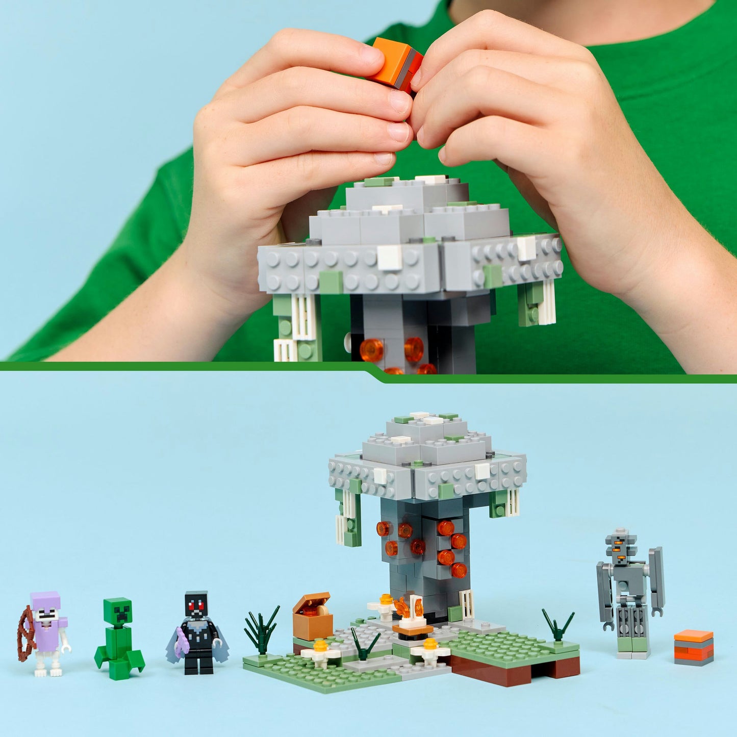 21586 Minecraft Blasser Garten, Konstruktionsspielzeug