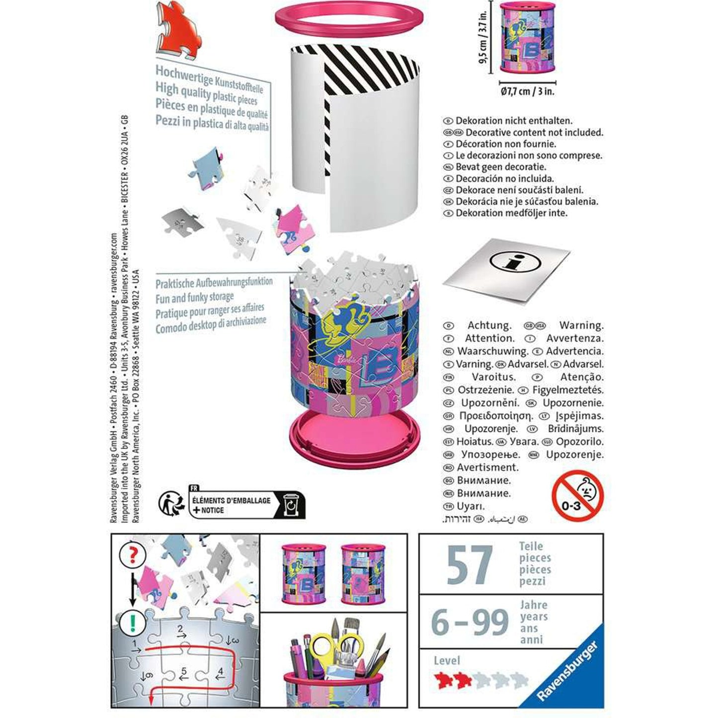 Ravensburger 3D Puzzle Utensilo Barbie
