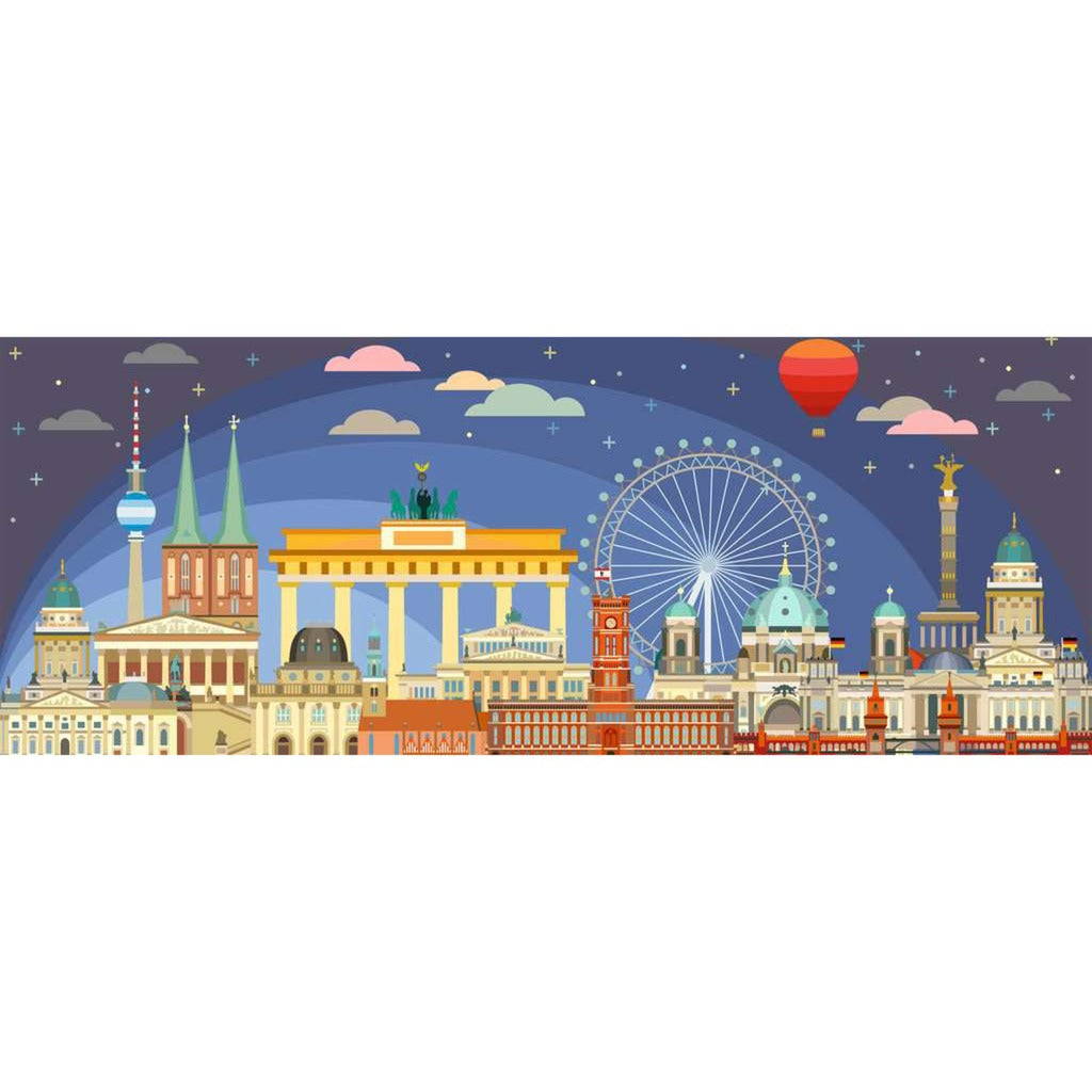 Ravensburger Puzzle Panorama - Nachts in Berlin (1000 Teile)