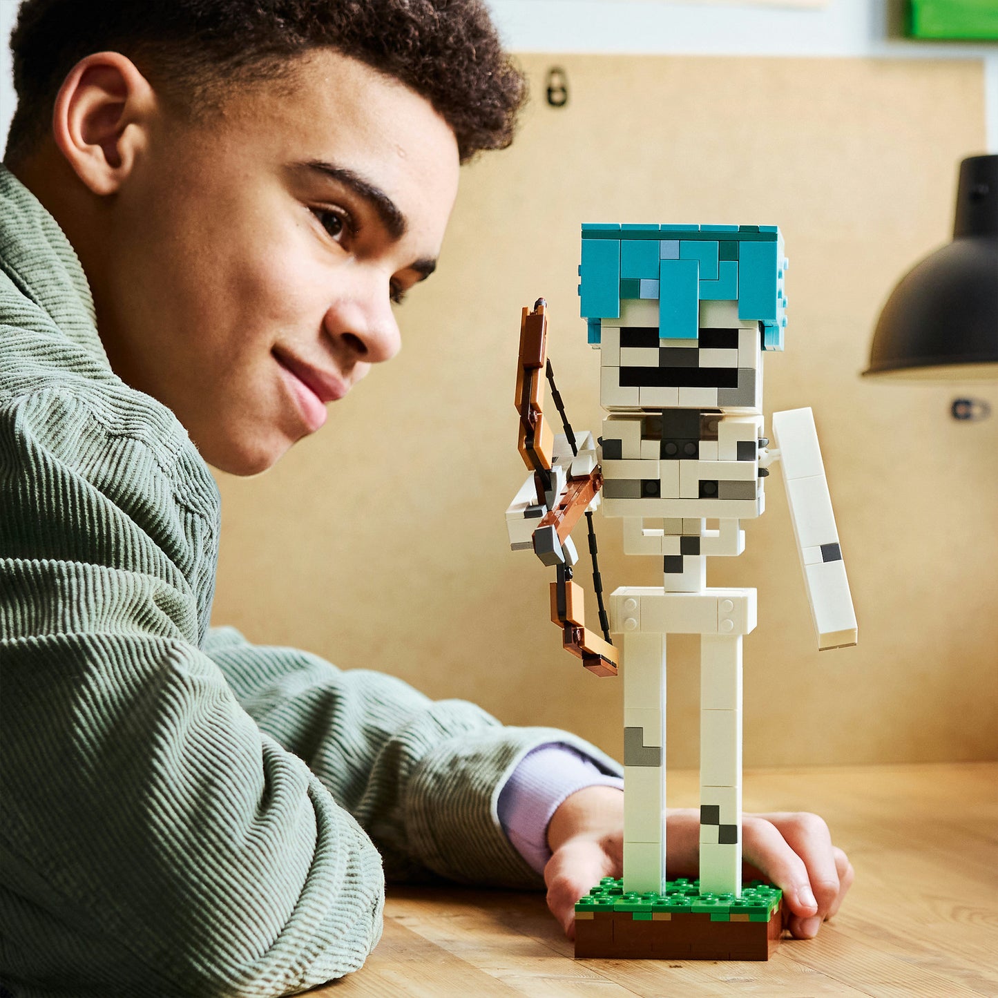 21594 Minecraft Das Skelett, Konstruktionsspielzeug